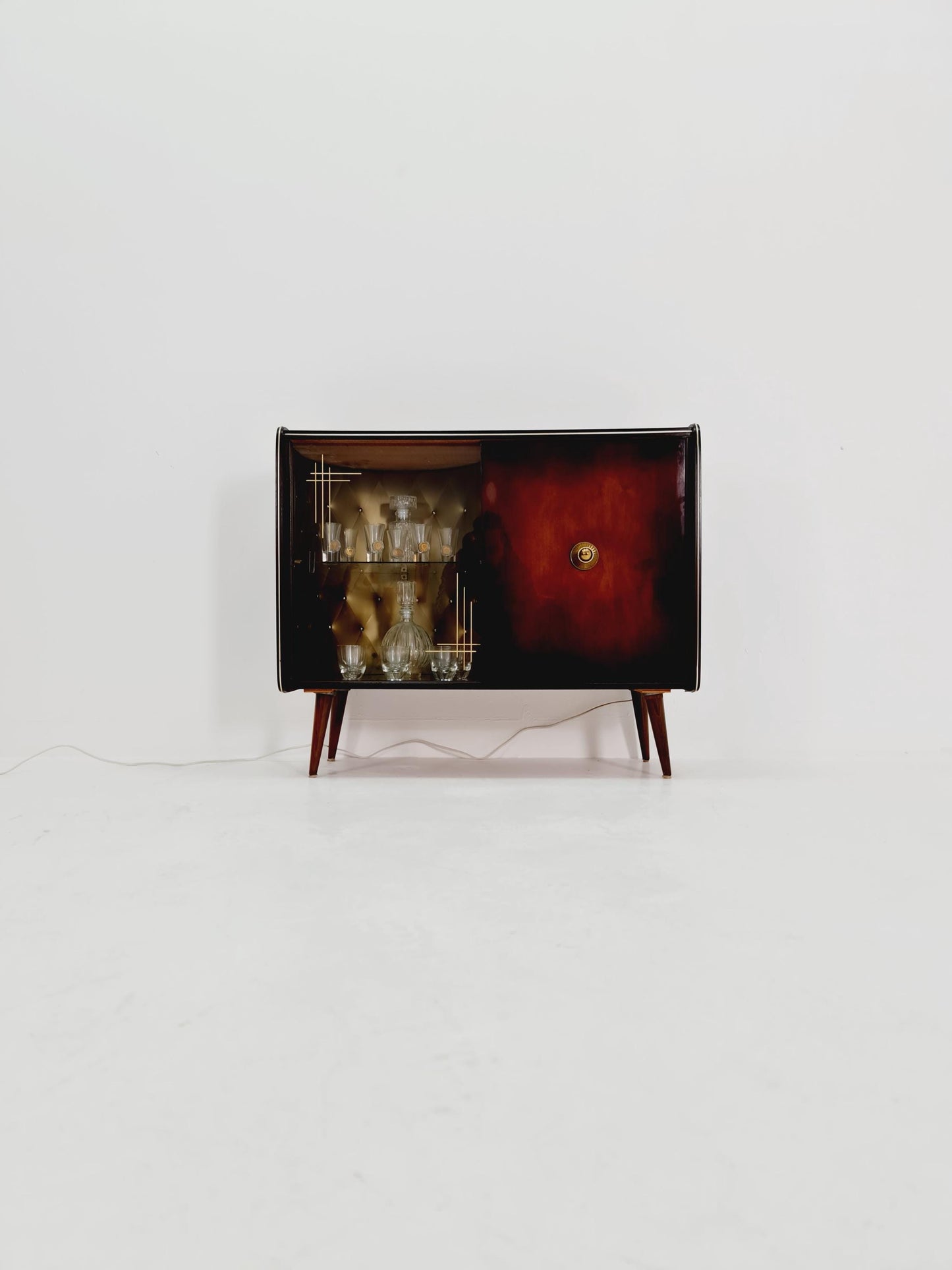 Rare Mid century German Cabinet bar/ sideboard, 1950s