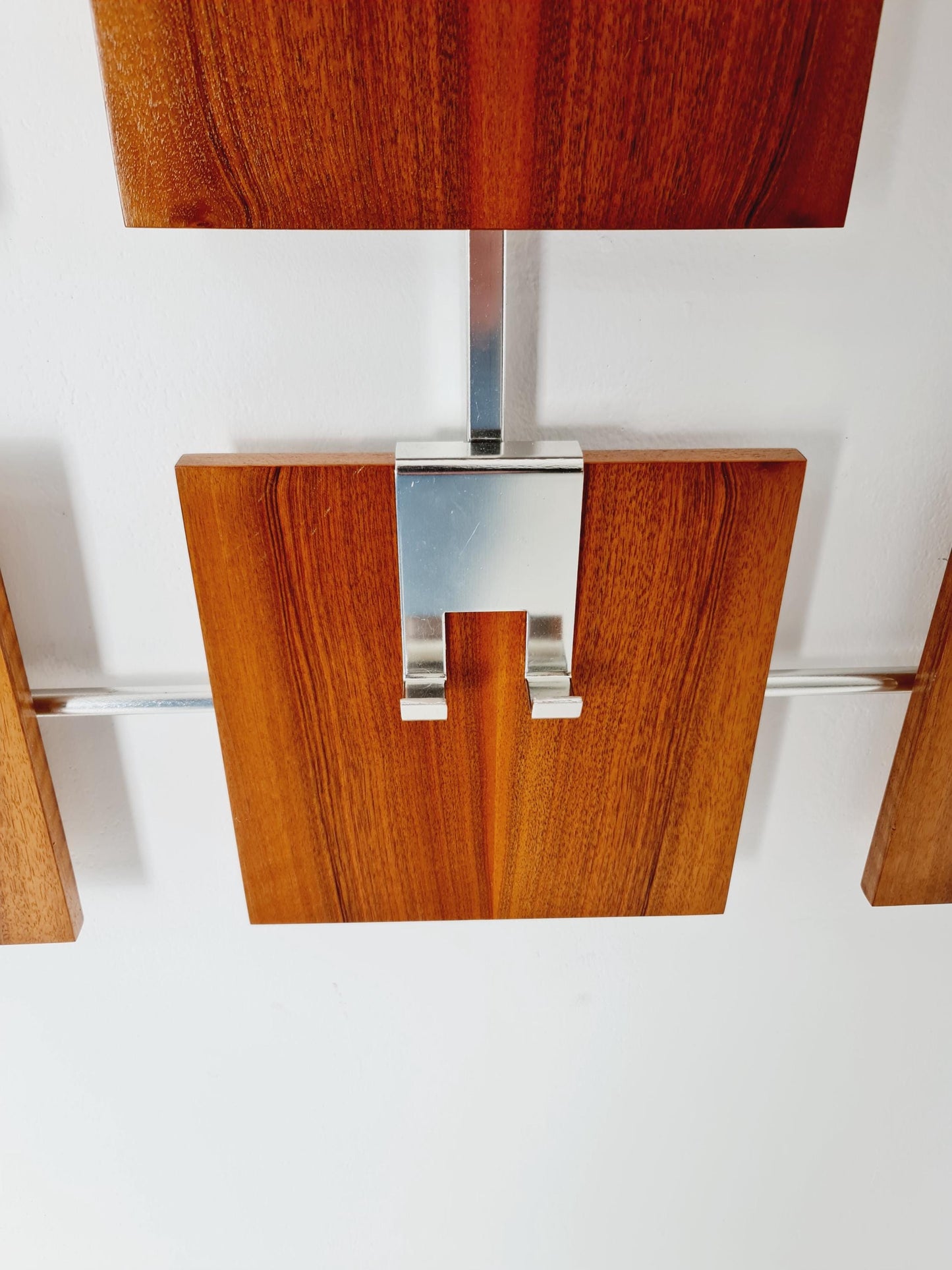 Germany Mid Century teak hallway wall wardrobe, 1960s