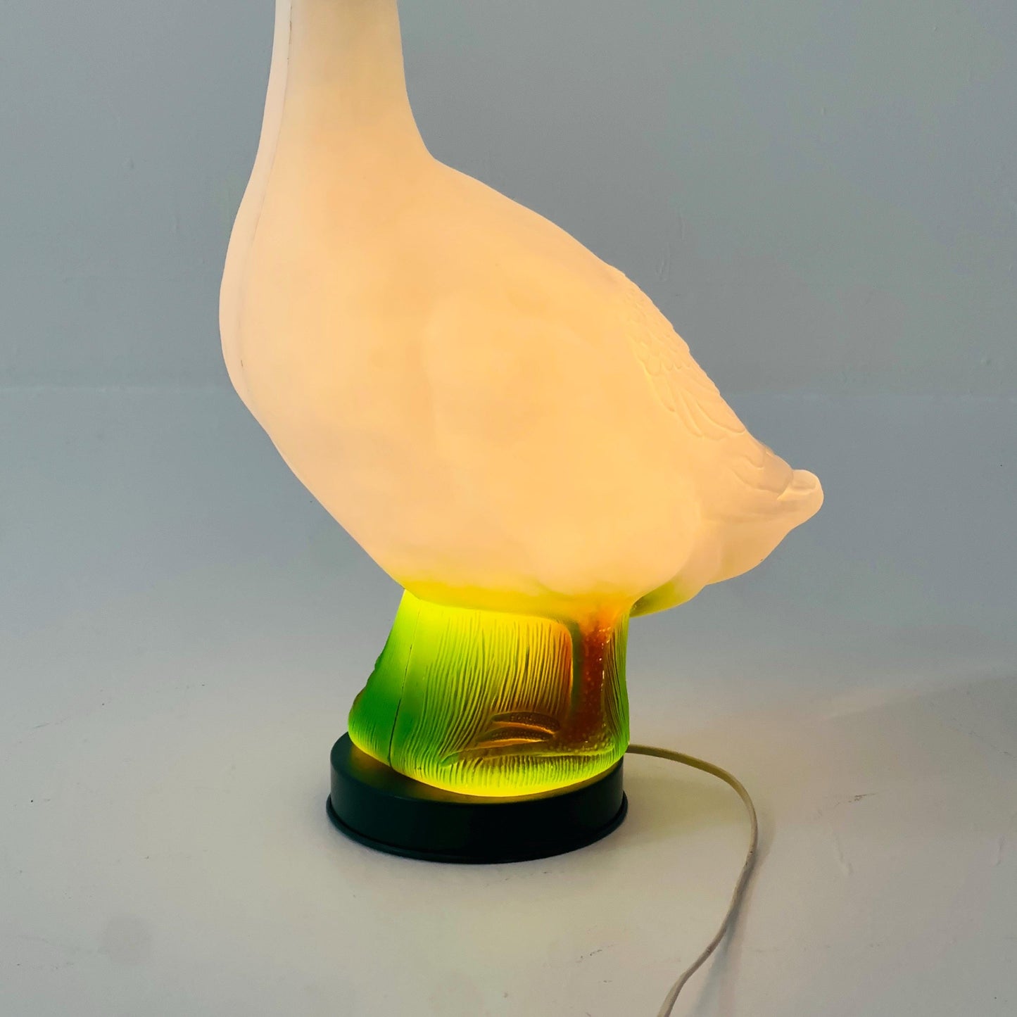 Mid century Loie Duck Table Lamp by Gladys Goose & Co. – 1980s New York