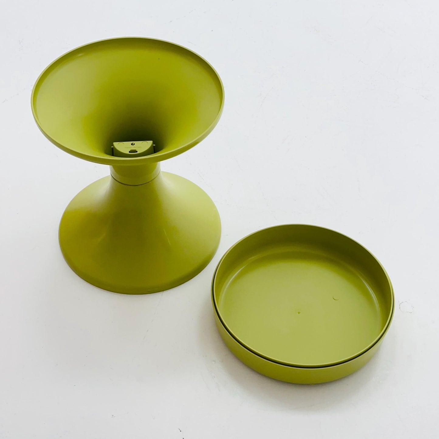 Space age green stool by Isoklepa - space age stool - Tulip Stool - Vintage Plastic Stool - Germany, 1970s