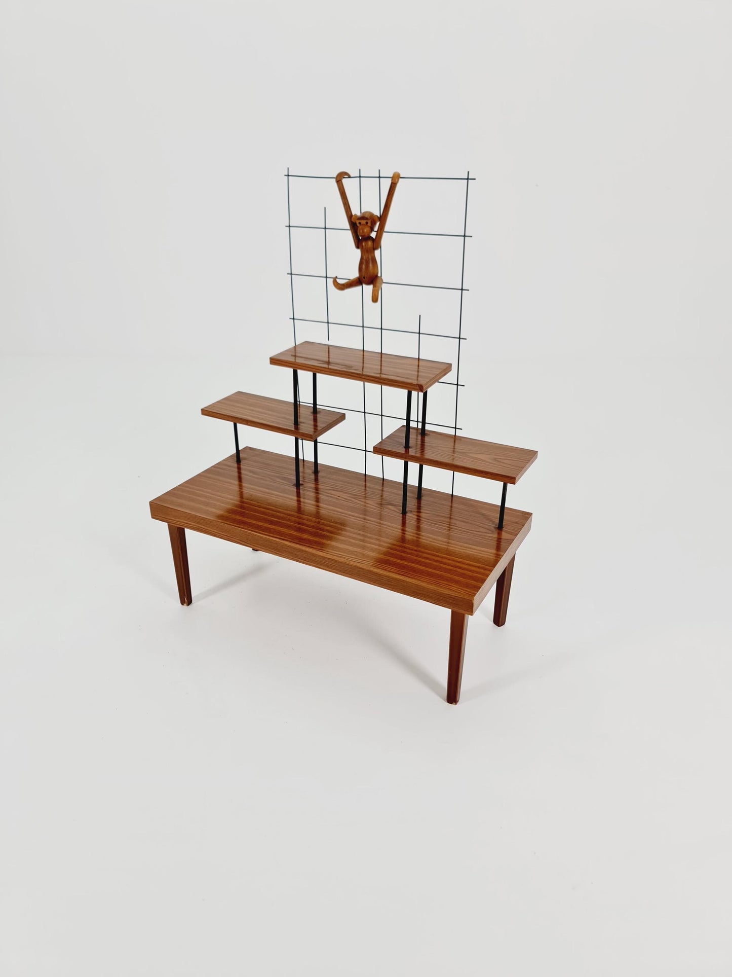 Big 1950s German Plant Stand, Vintage Mid-Century Minimalist Indoor Plant Stand Side Table Retro flower table