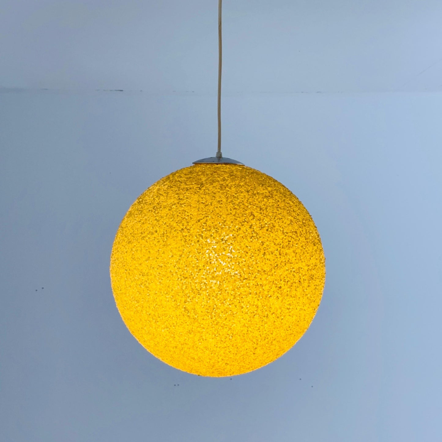 Mid-Century large Sugarball Pendant Lamp by John & Sylvia Reid for Rotaflex, 1960s Belgium