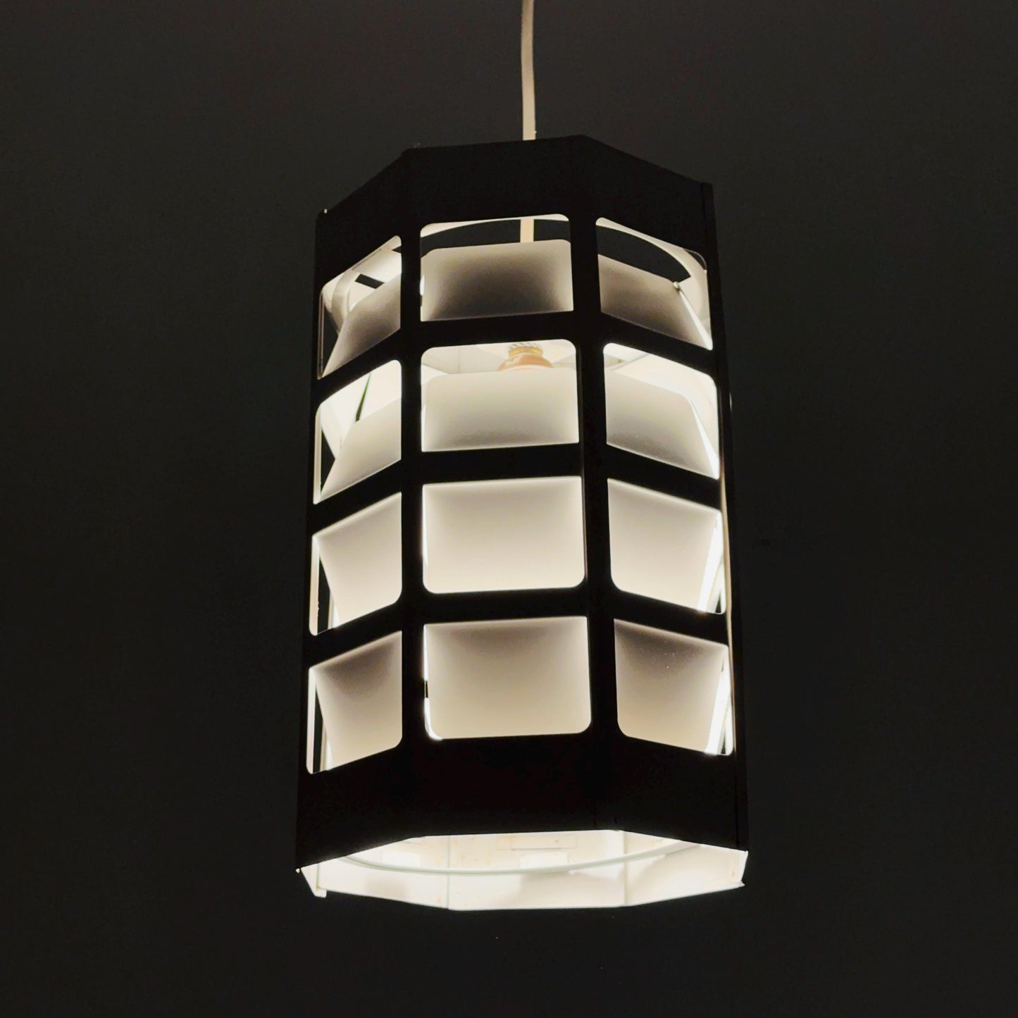 Danish Modern Pendant Lamp by Poul Gernes for Louis Poulsen | Perforated Metal | 1960s