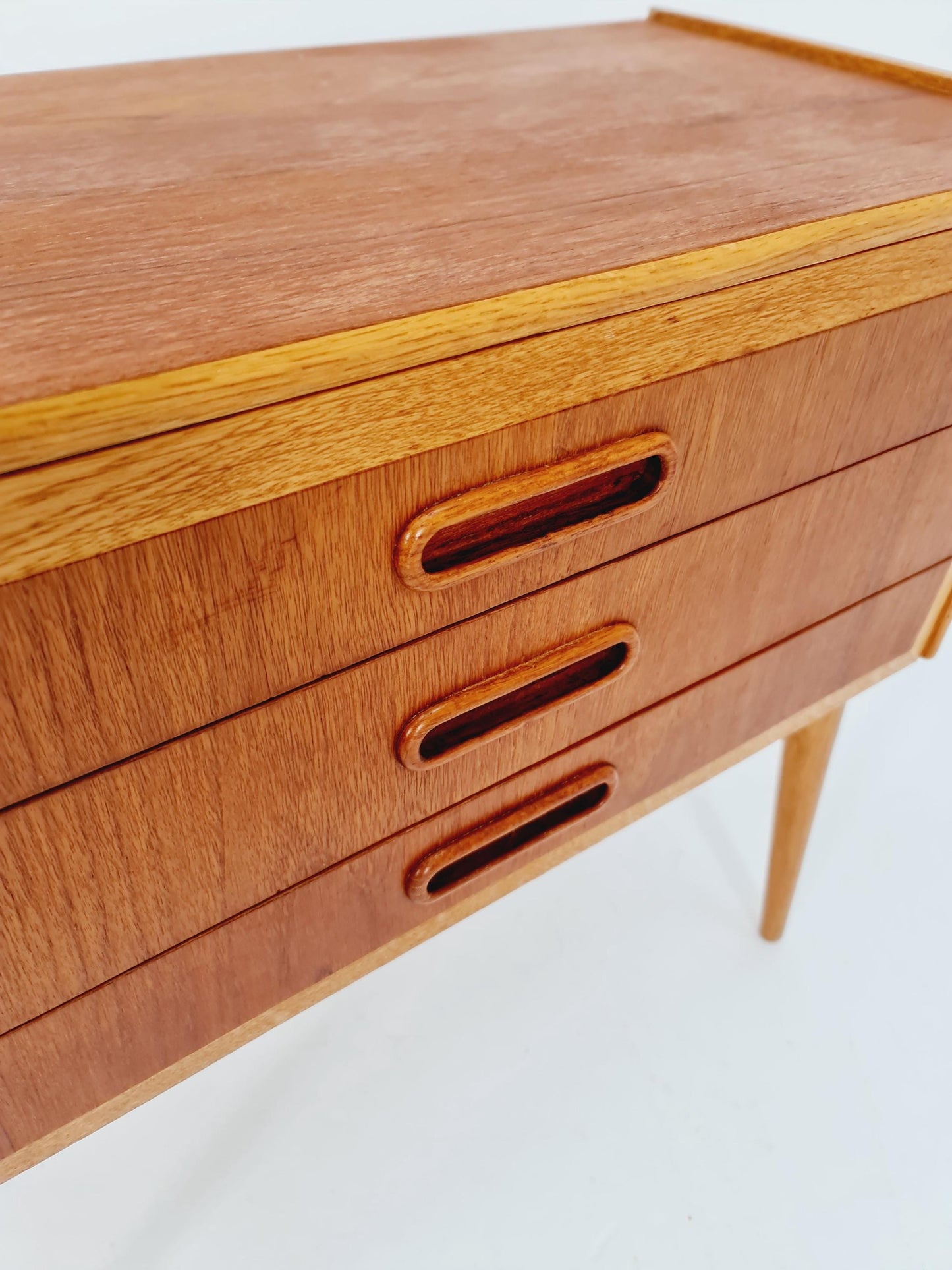 Midcentury Scandinavian Teak vintage Side table/ hallway/ Night stand, 1960s