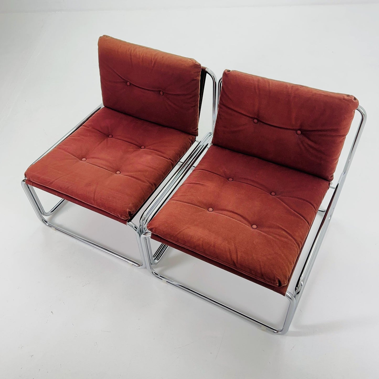 Set of 2 Mid century Wim Ypma Lounge Chairs for Riemersma, 1960s Netherlands