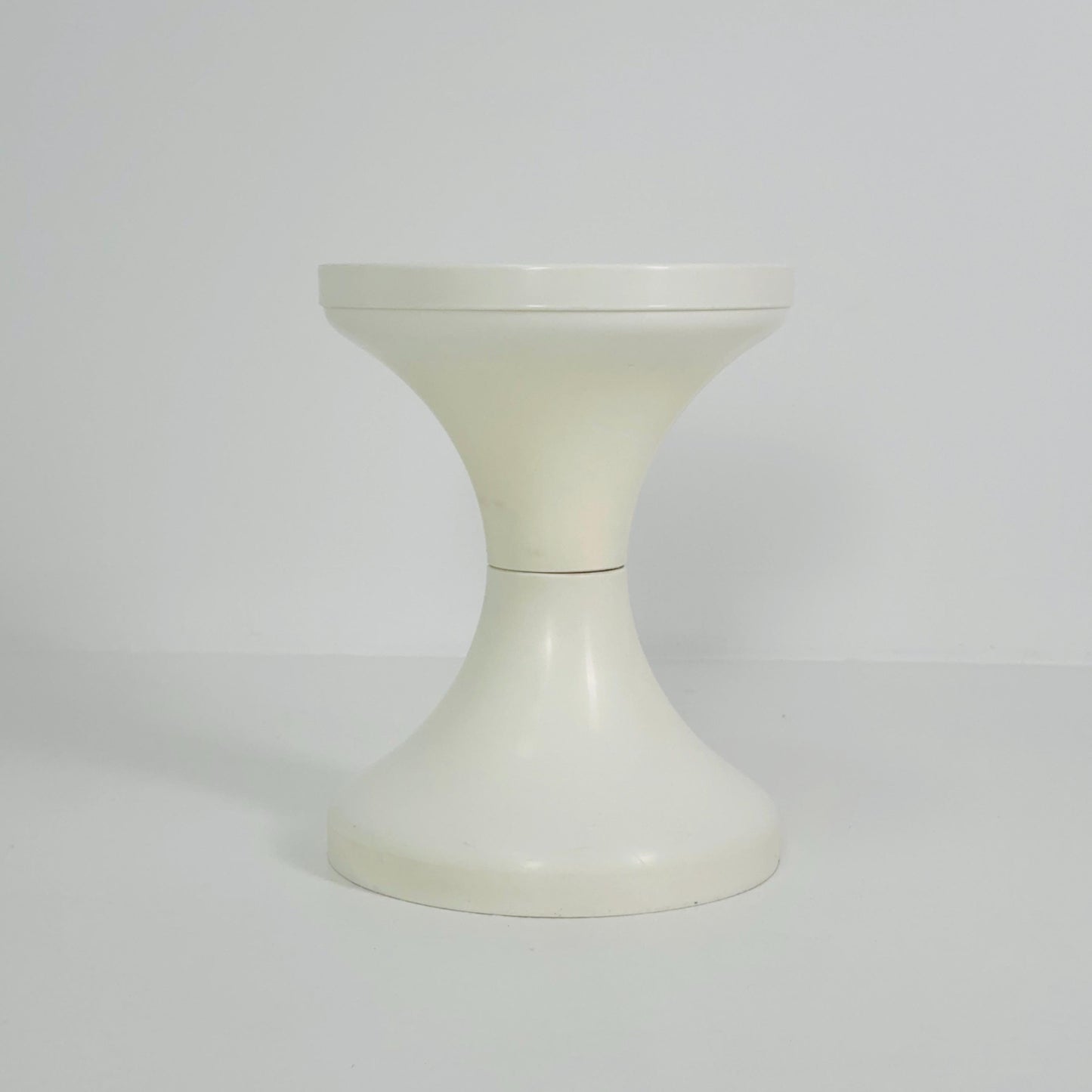 Space age Emsa west Germany retro white stool 1980s Germany