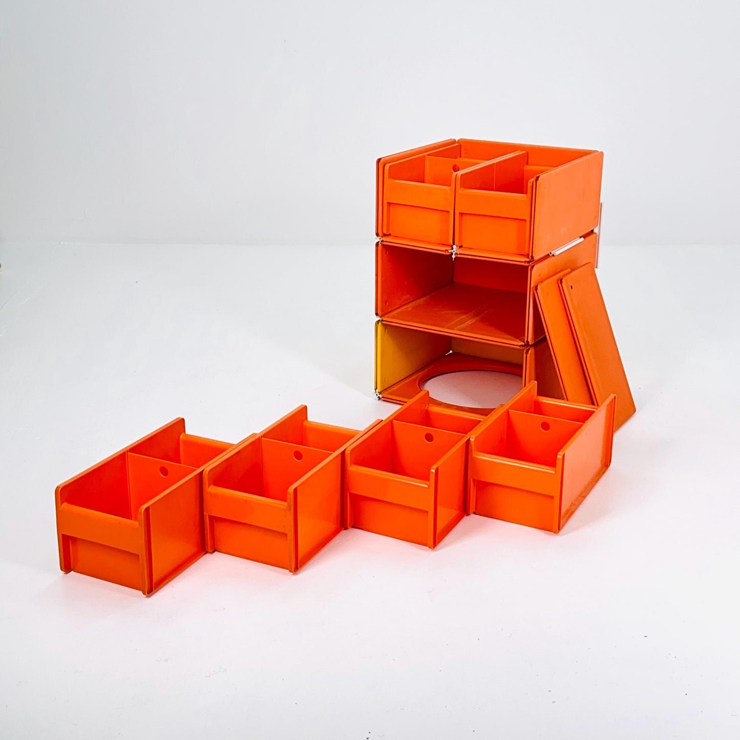 Mid-Century Space Age Organizer – Dingo Box Chest of Drawers, 1980s