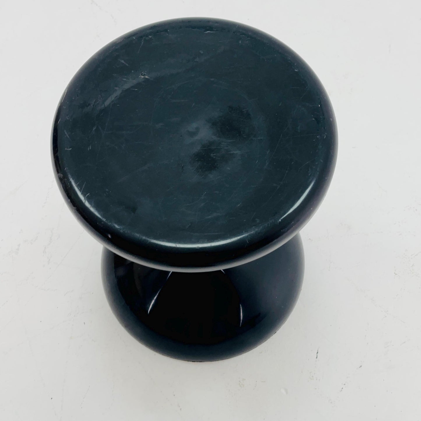 Space Age Black Plastic Stool – Robur Sgabello Americano, Italy 1970s