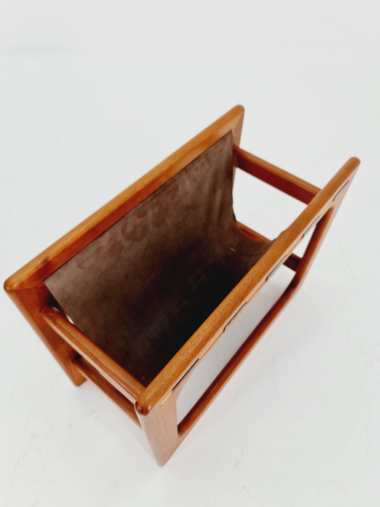 Danish Mid century Solid teak magazine rack by Aksel kjersgaard Salin Möbelfabrik, 1960s