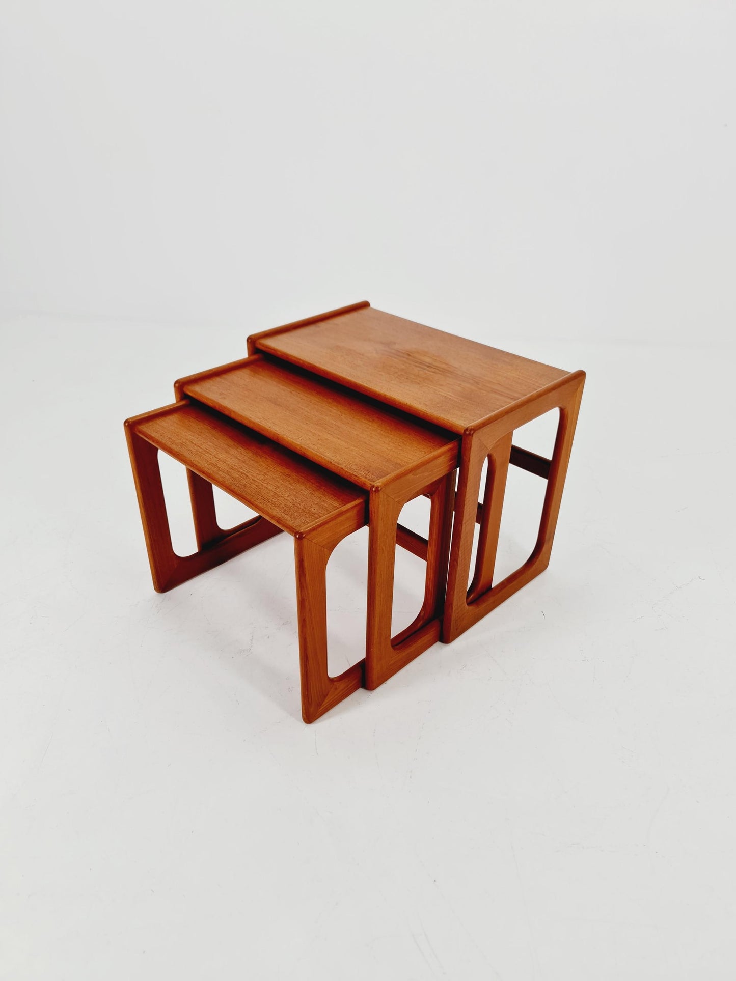 Midcentury Danish Solid teak Nesting Tables by Salin Nyborg , 1960s