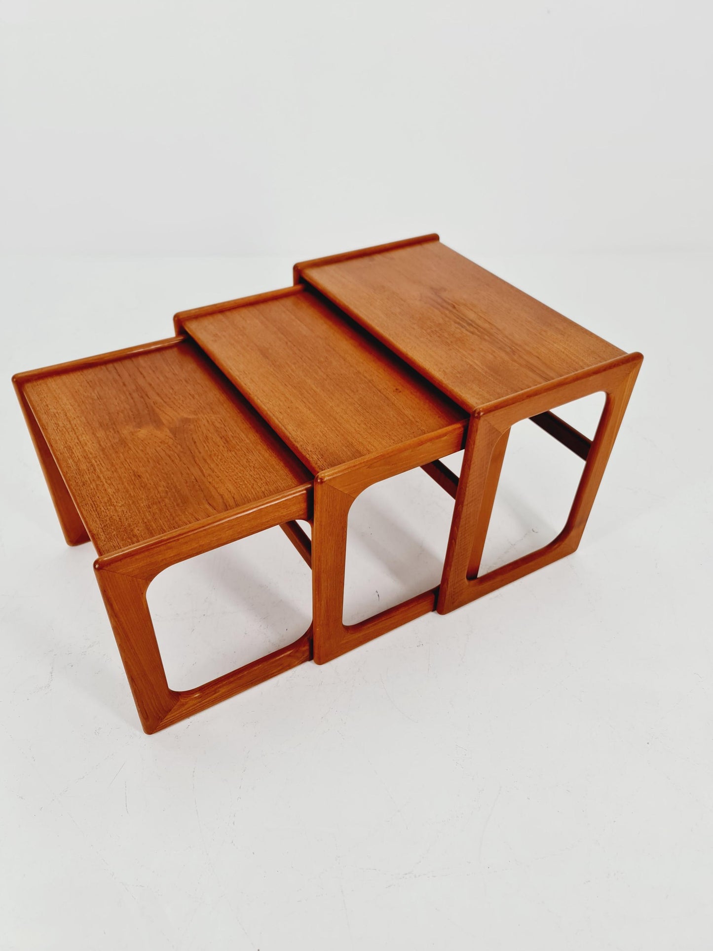 Midcentury Danish Solid teak Nesting Tables by Salin Nyborg , 1960s