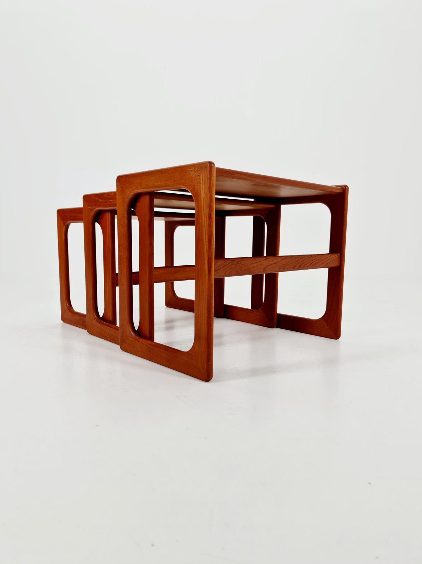 Midcentury Danish Solid teak Nesting Tables by Salin Nyborg , 1960s