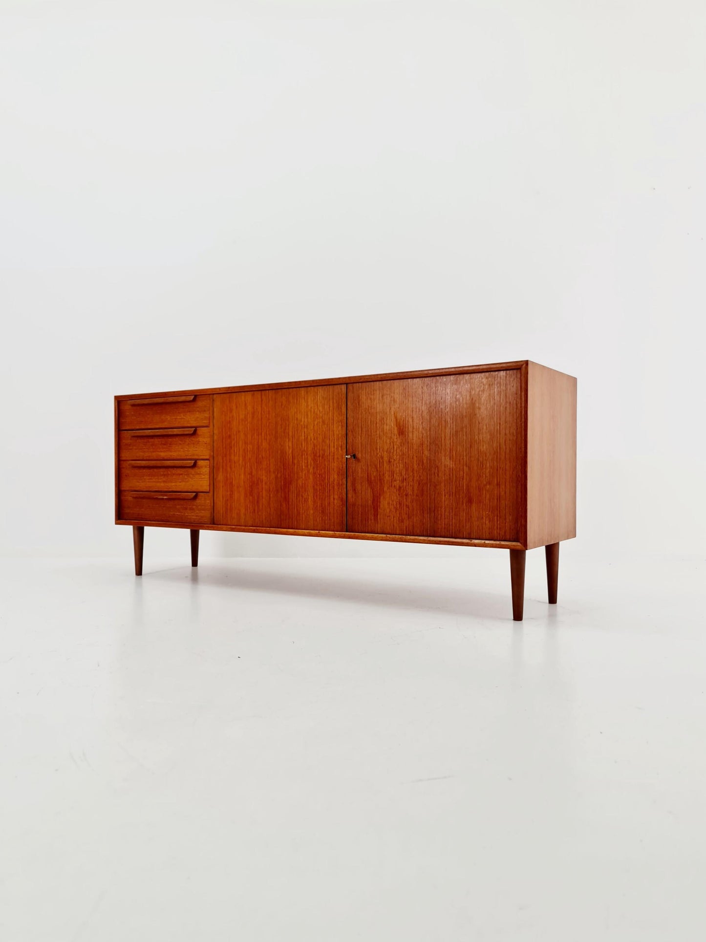 Mid century Modern German teak sideboard by WK möbel, 1960s