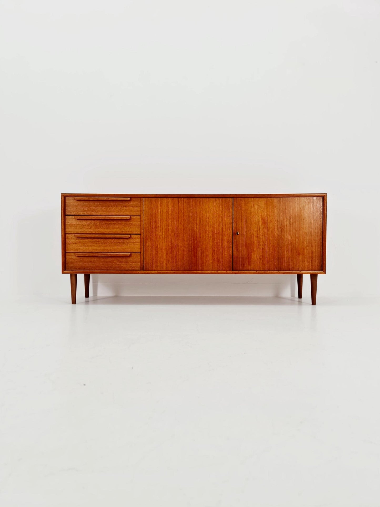 Mid century Modern German teak sideboard by WK möbel, 1960s