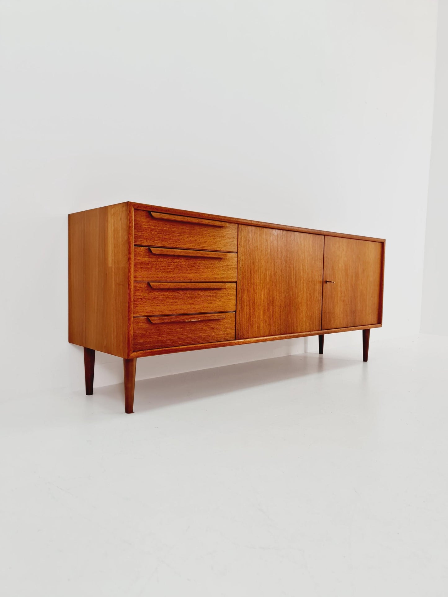 Mid century Modern German teak sideboard by WK möbel, 1960s