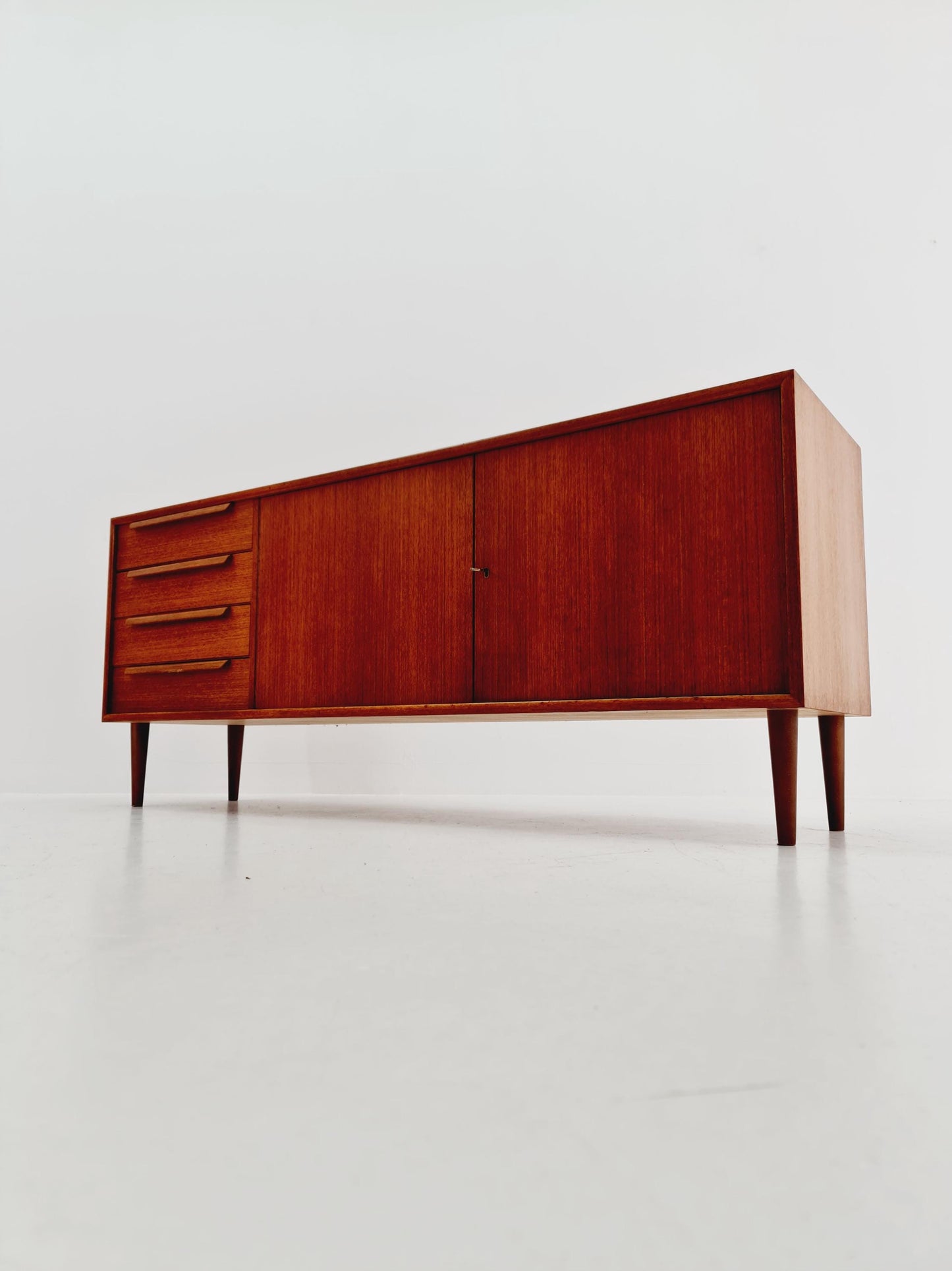 Mid century Modern German teak sideboard by WK möbel, 1960s