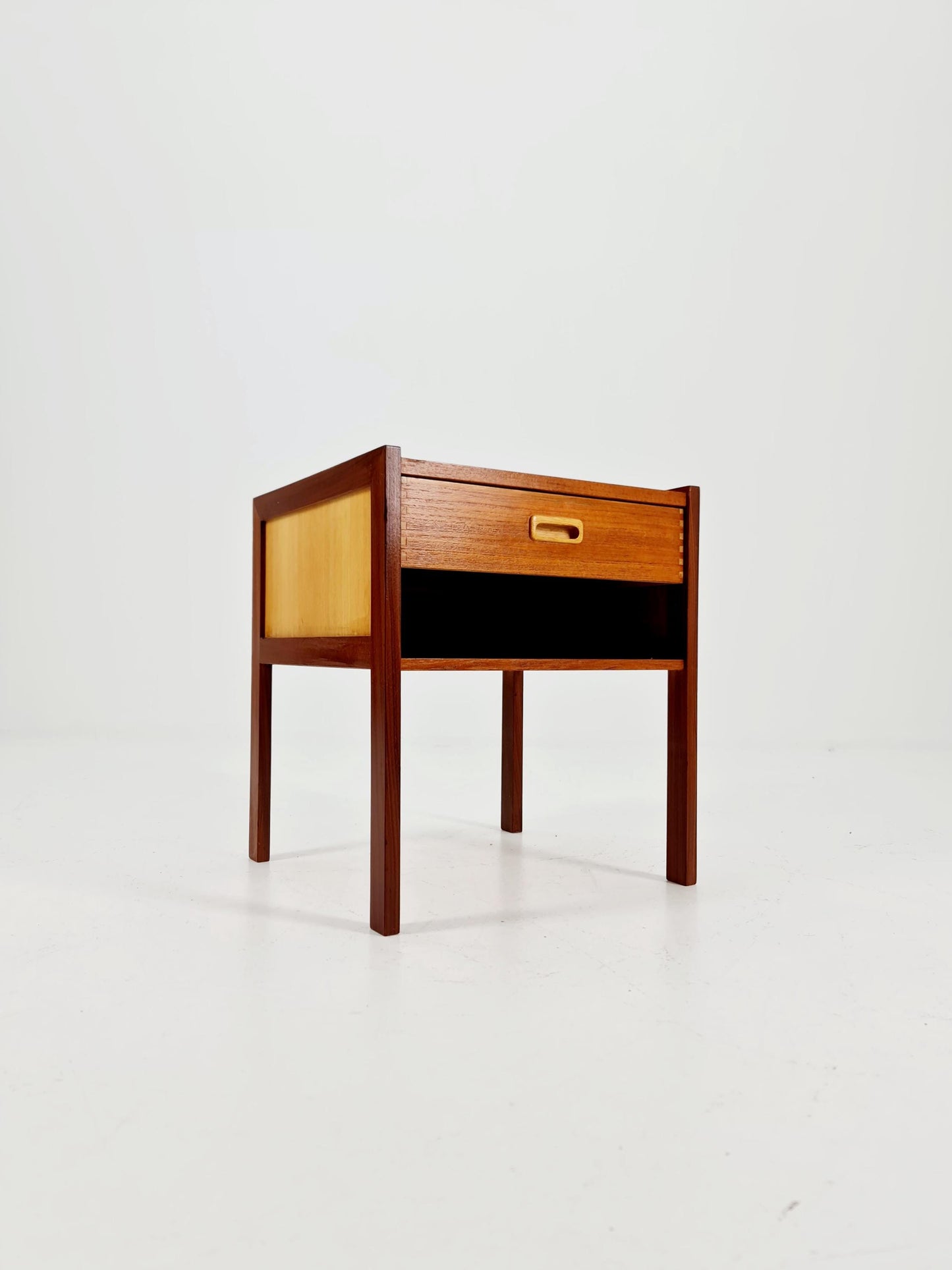 Danish Midcentury teak side tables/ Bedside tables, 1960s