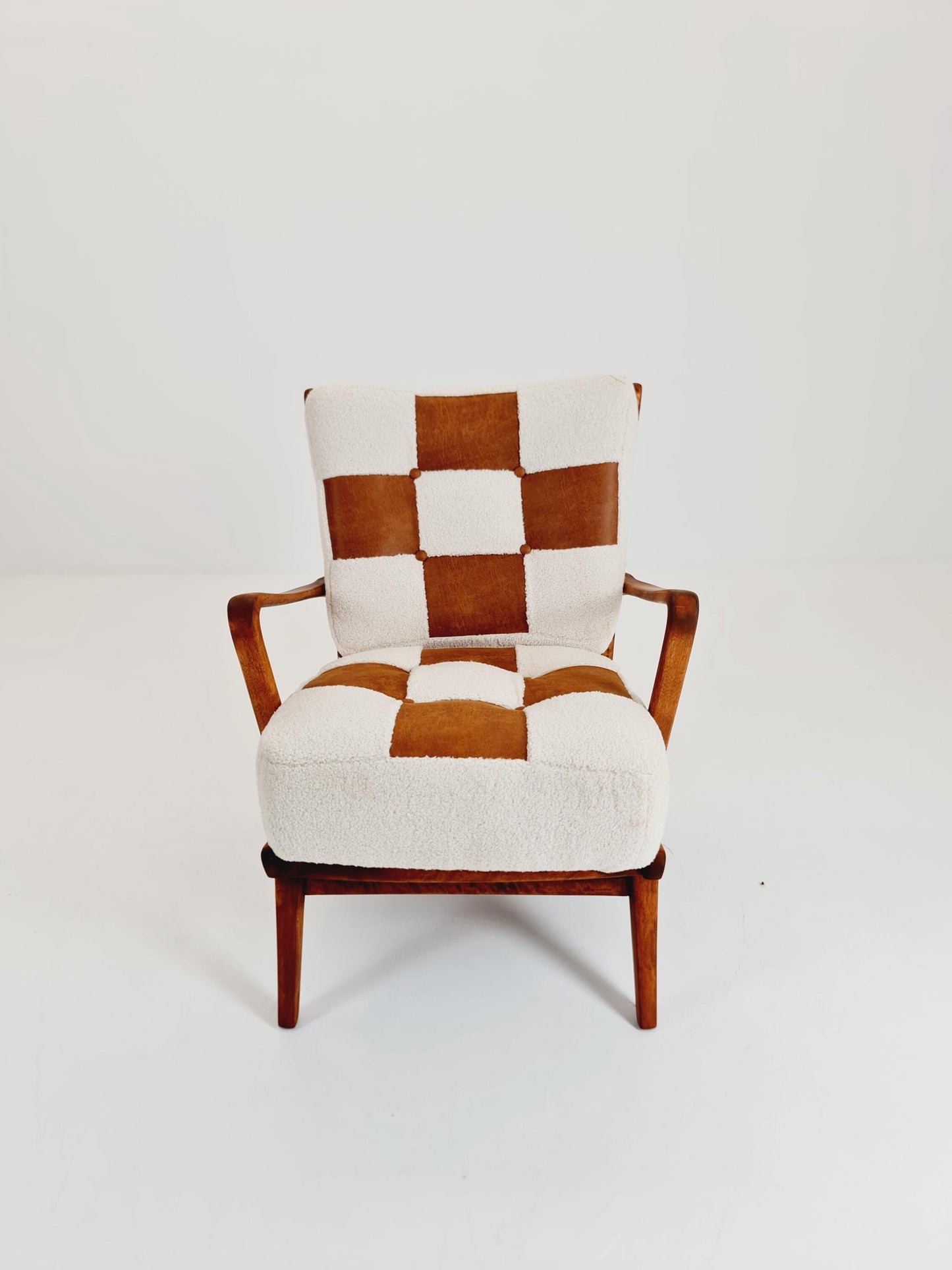 Rare Midcentury German club lounge chair, 1950s