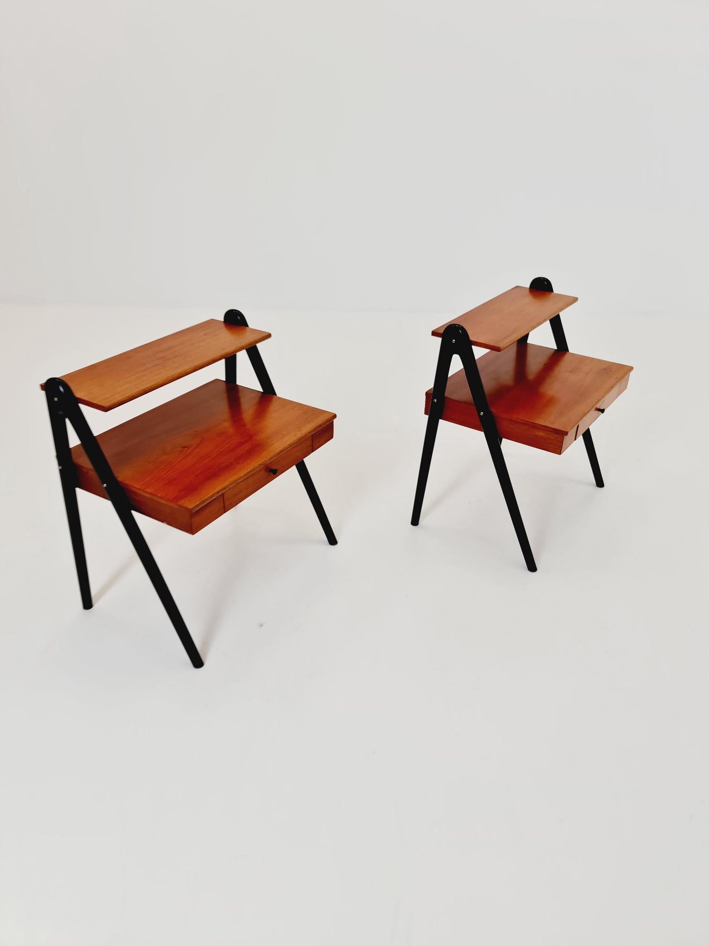 Pair of Midcentury Swedish Vintage Side table/ Bedside table, 1960s