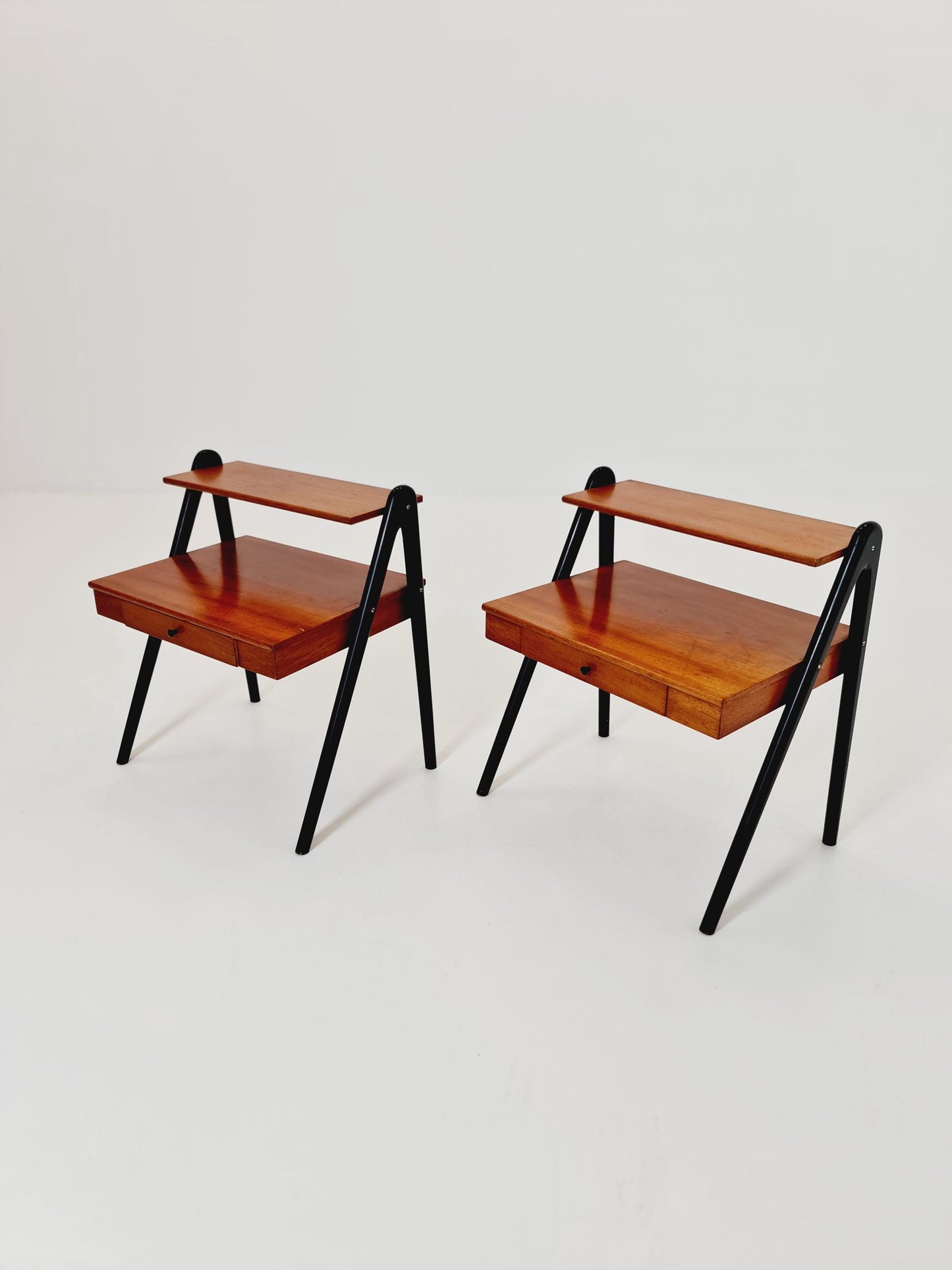 Pair of Midcentury Swedish Vintage Side table/ Bedside table, 1960s