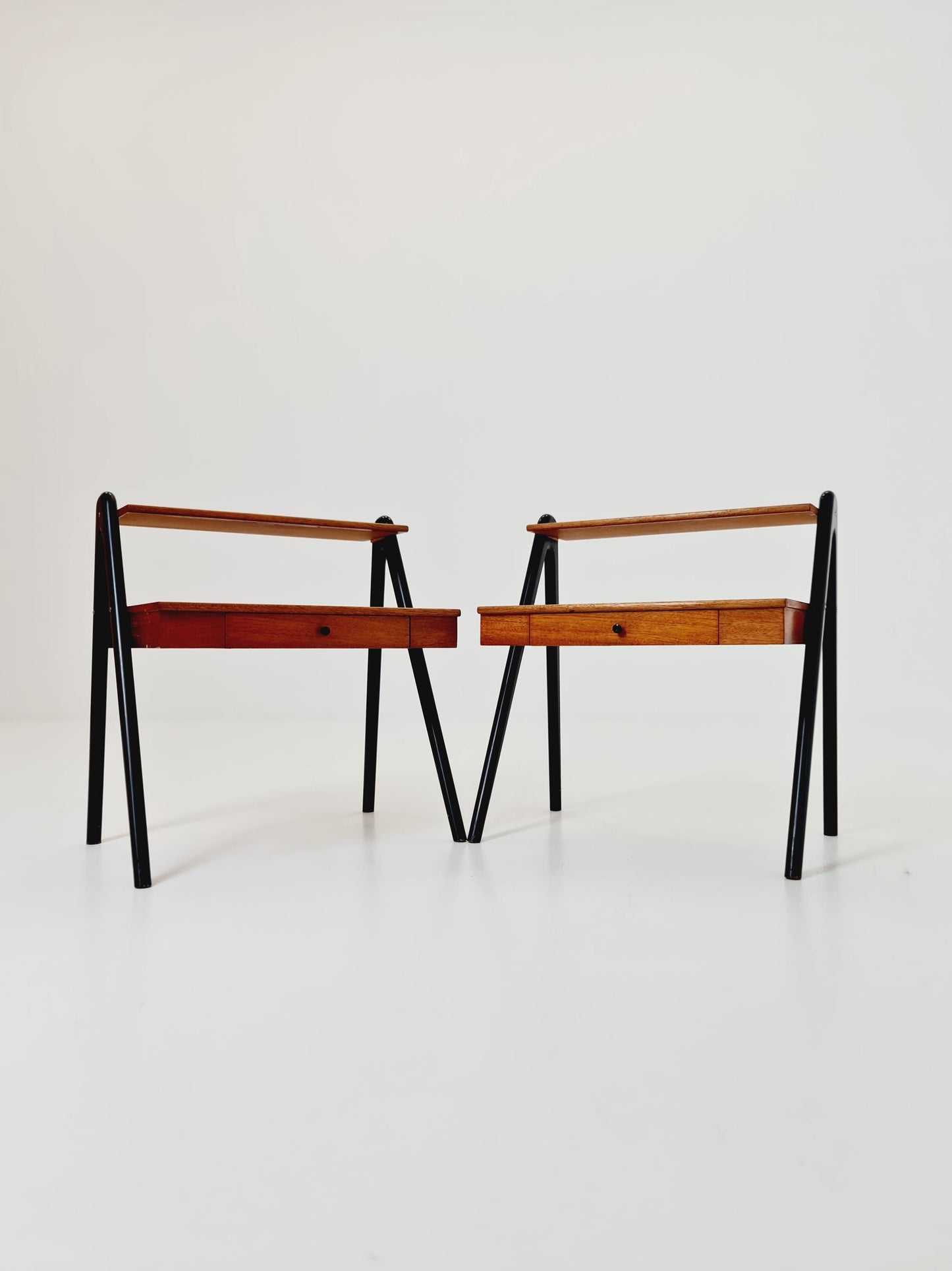 Pair of Midcentury Swedish Vintage Side table/ Bedside table, 1960s