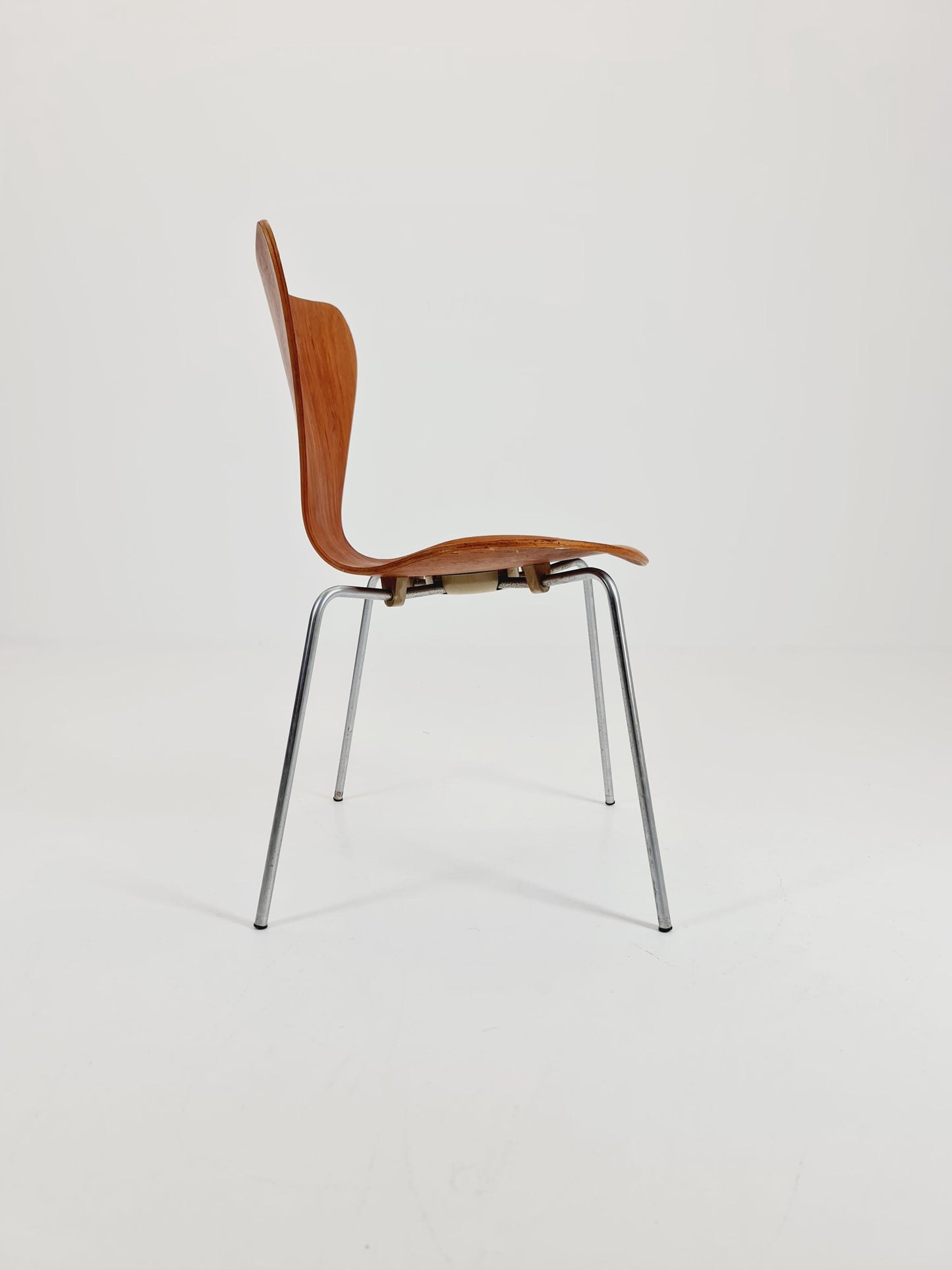 Vintage Teak 3107 Dining Chairs by Arne Jacobsen for Fritz Hansen, 1960s,