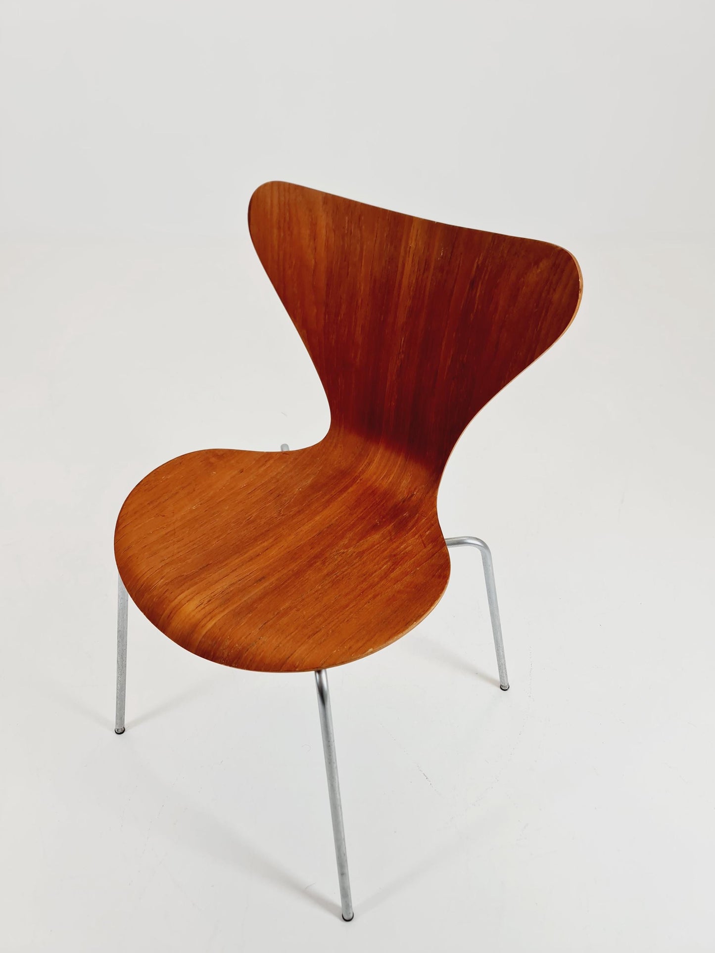 Vintage Teak 3107 Dining Chairs by Arne Jacobsen for Fritz Hansen, 1960s,