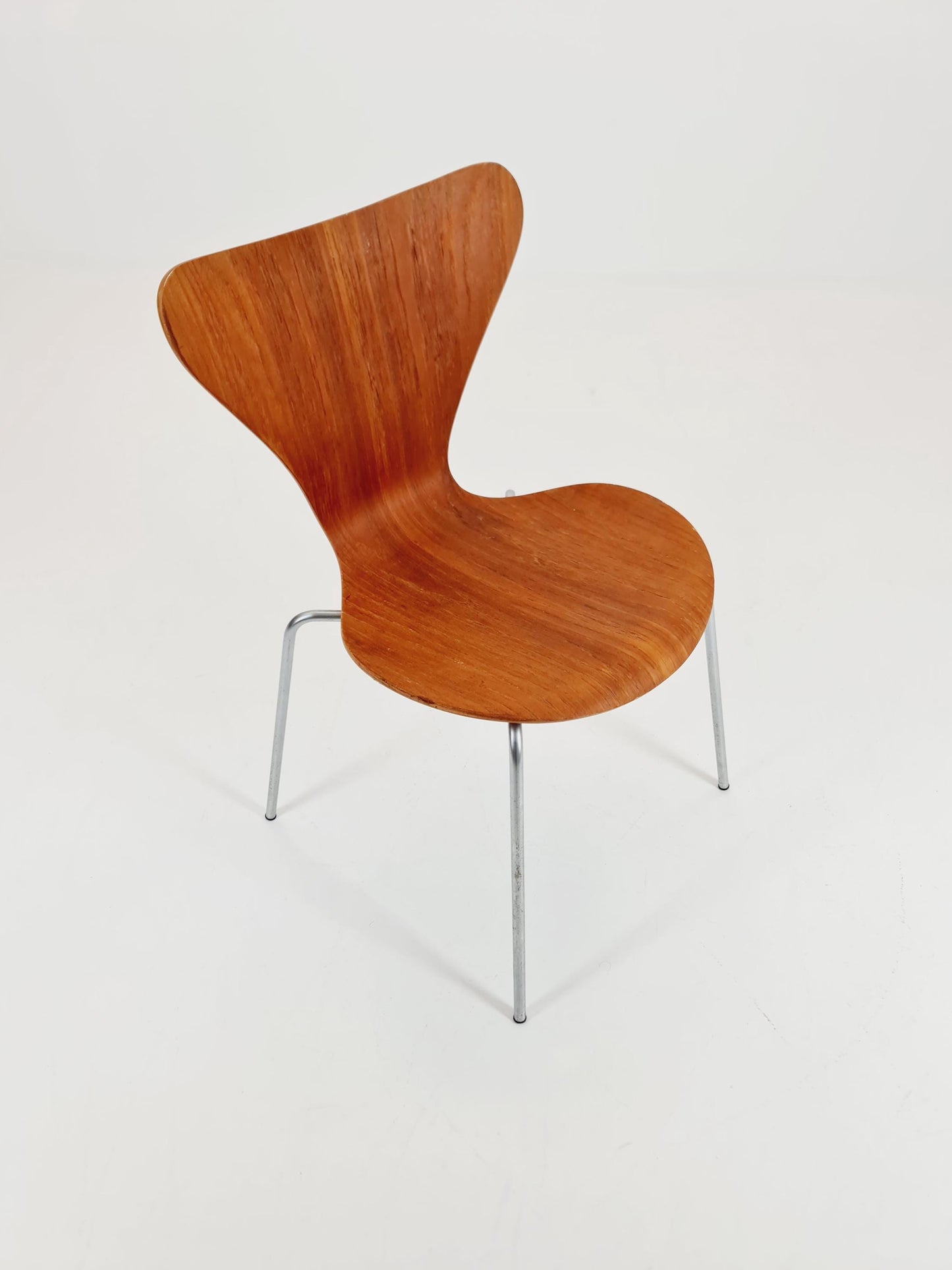 Vintage Teak 3107 Dining Chairs by Arne Jacobsen for Fritz Hansen, 1960s,