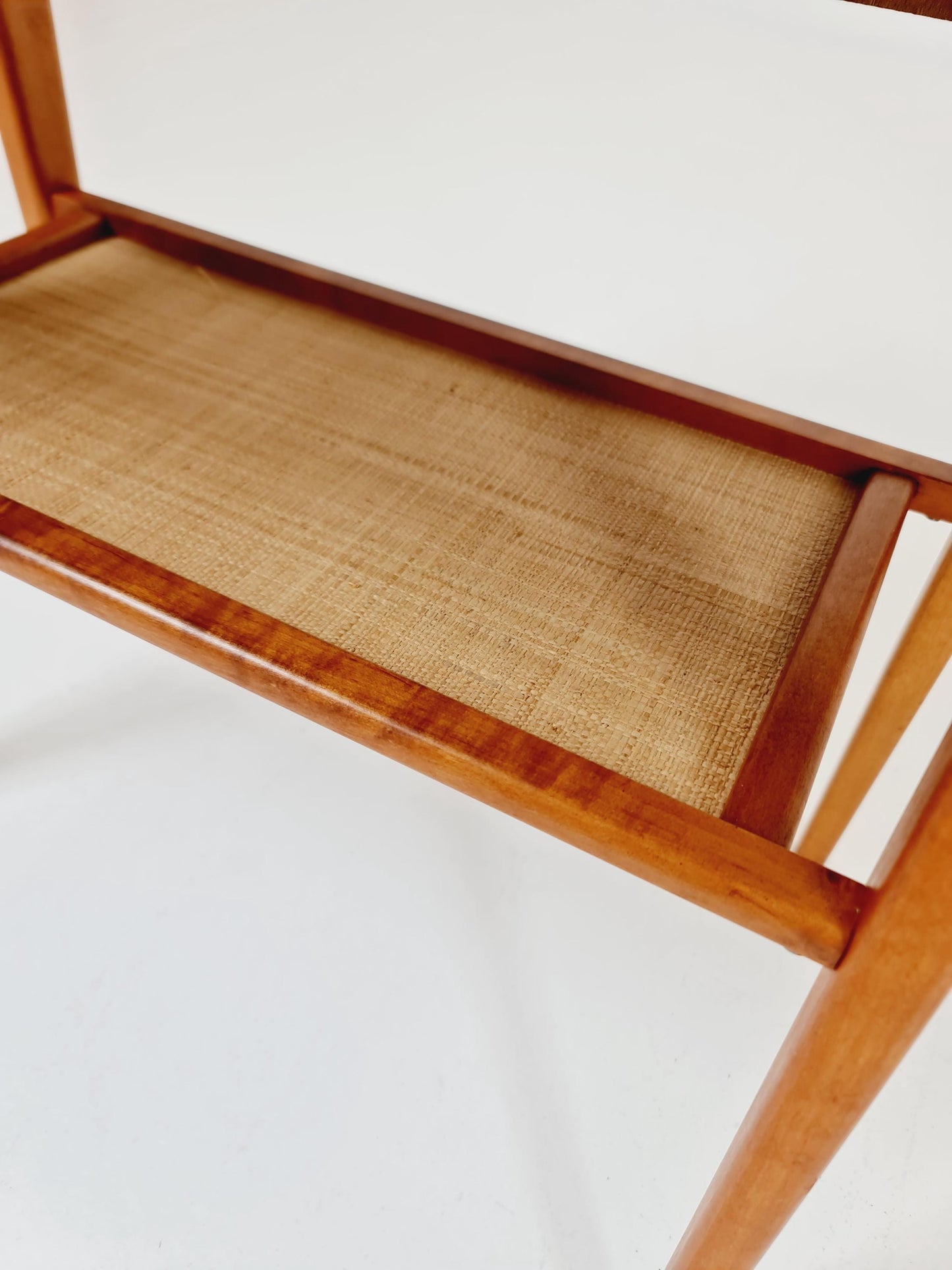 Pair of Midcentury Danish teak Vintage Side table/ Bedside table by Olholm Möbelfabrik, Denmark, 1960s