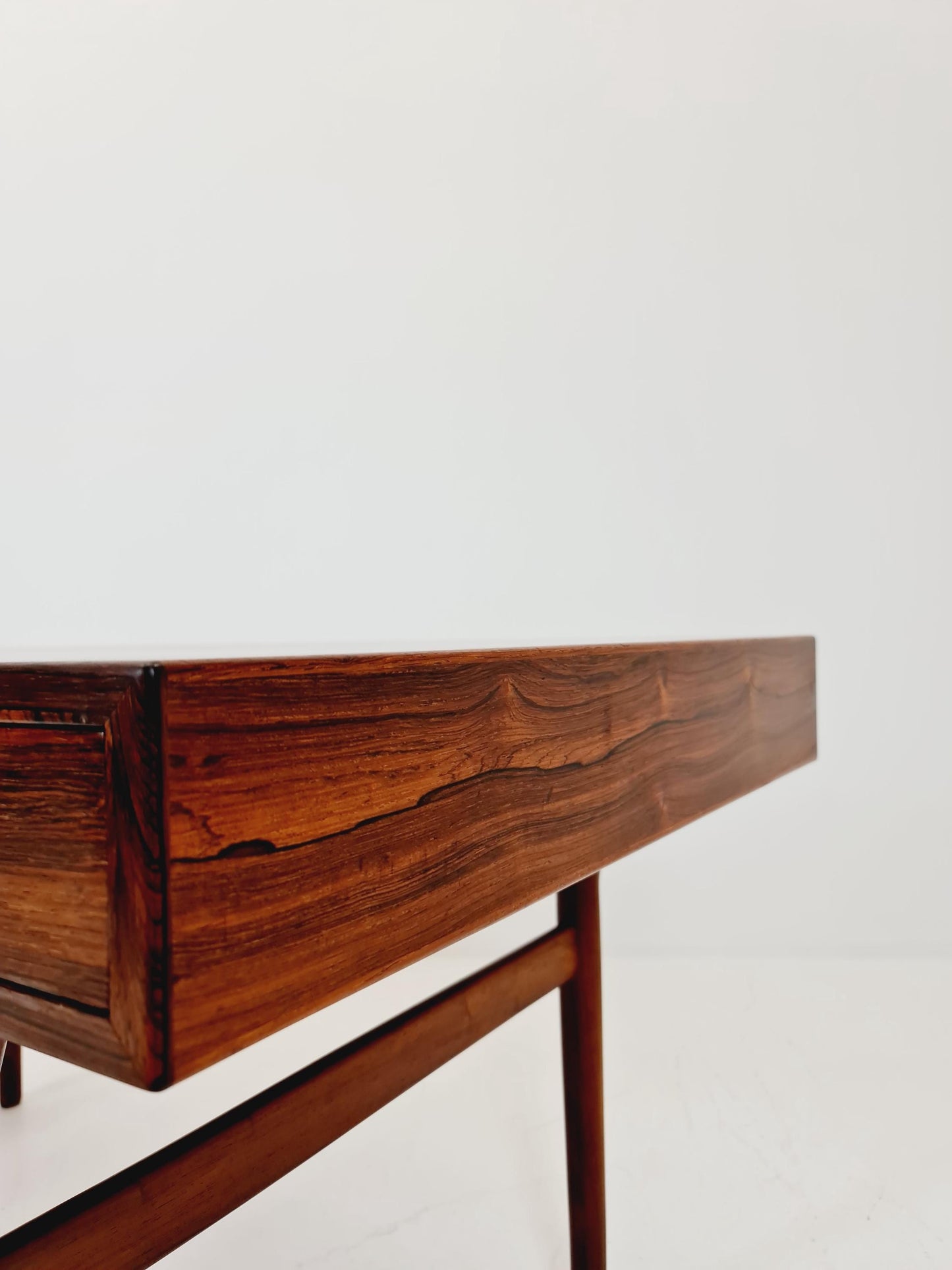 Rare Danish Rosewood Desk by Nanna Ditzel for SØREN WILLADSEN Møbelfabrik, 1960s