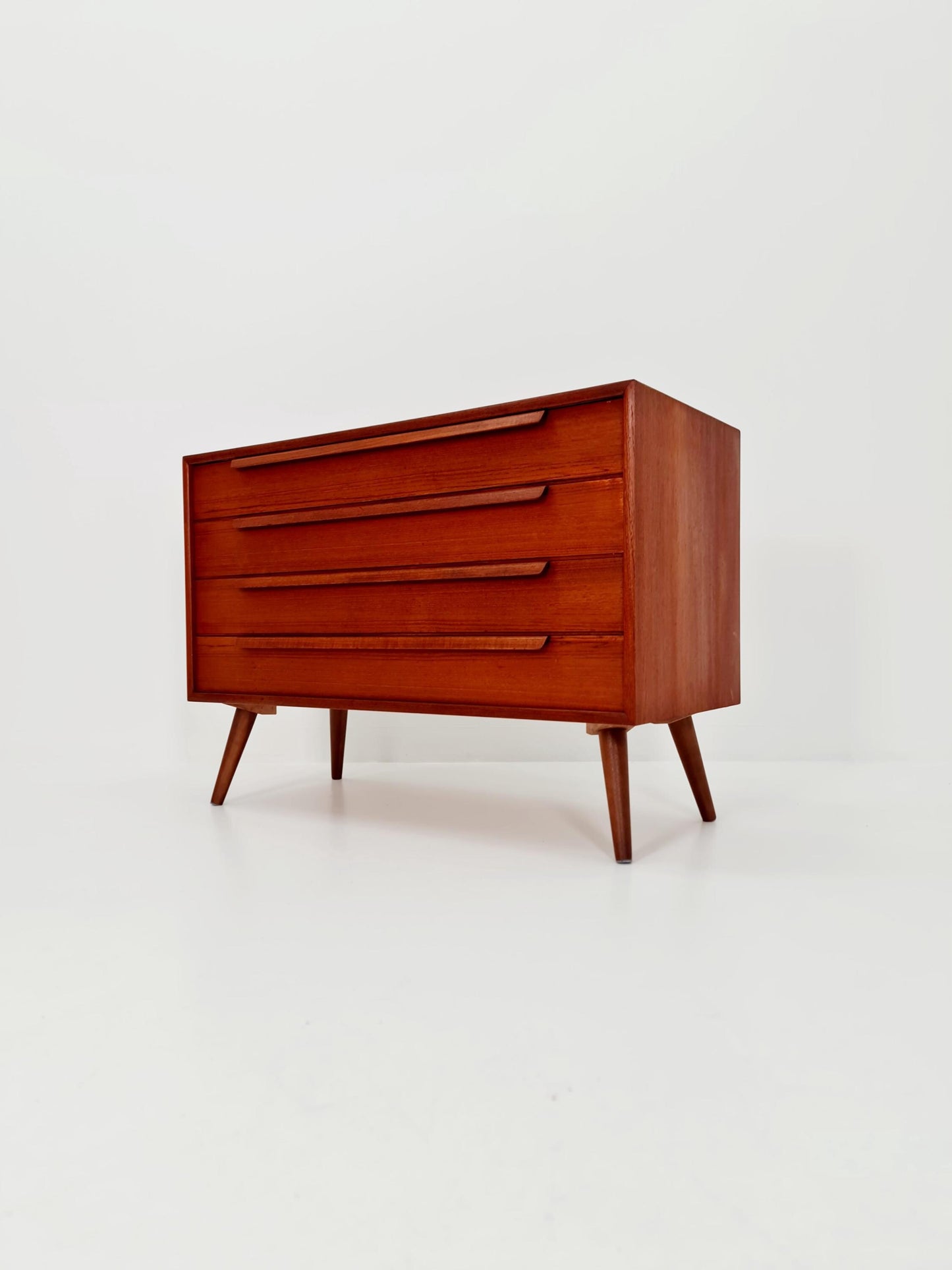 Mid century Modern German teak chest of drawers by WK möbel, 1960s