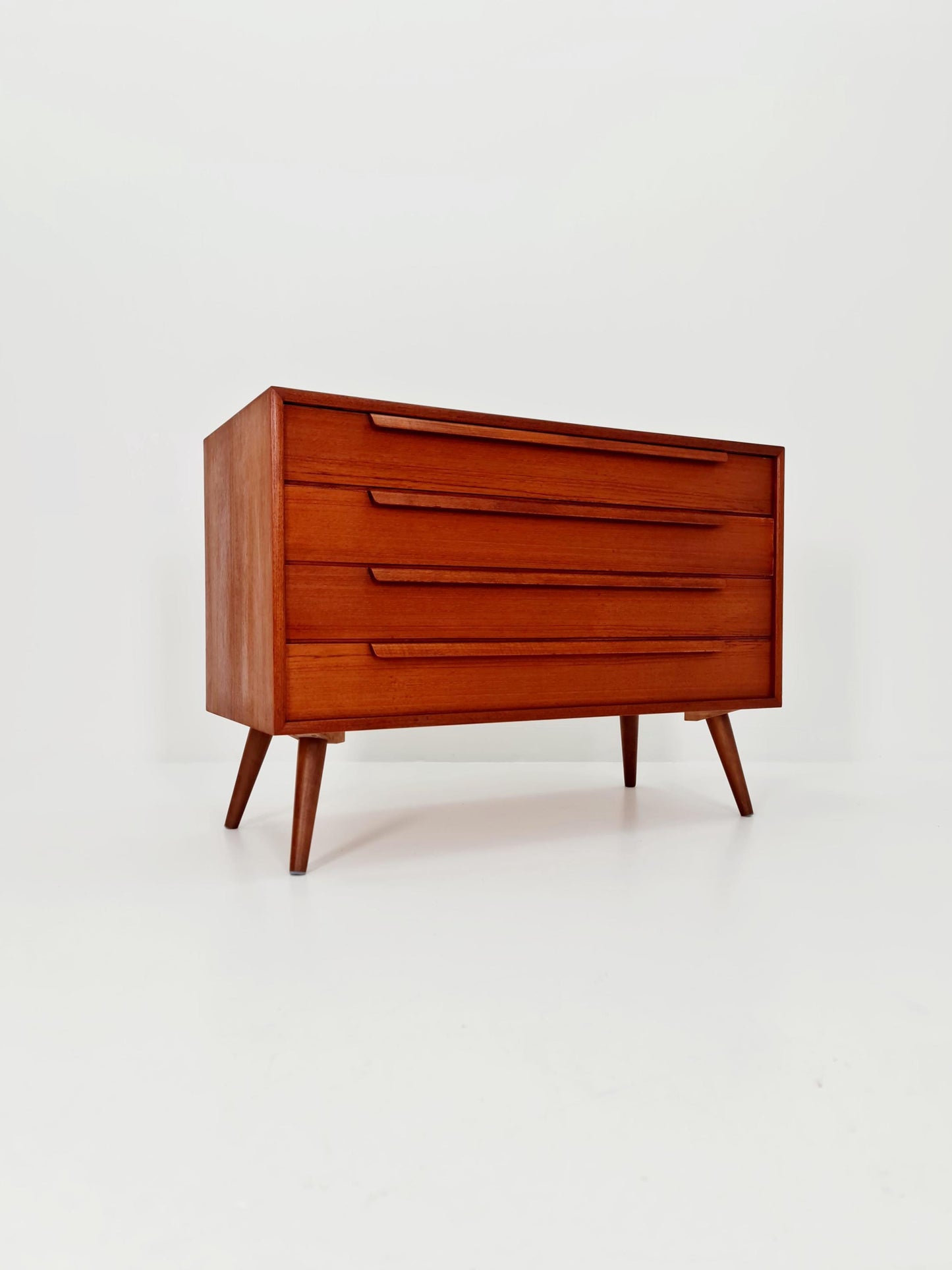 Mid century Modern German teak chest of drawers by WK möbel, 1960s