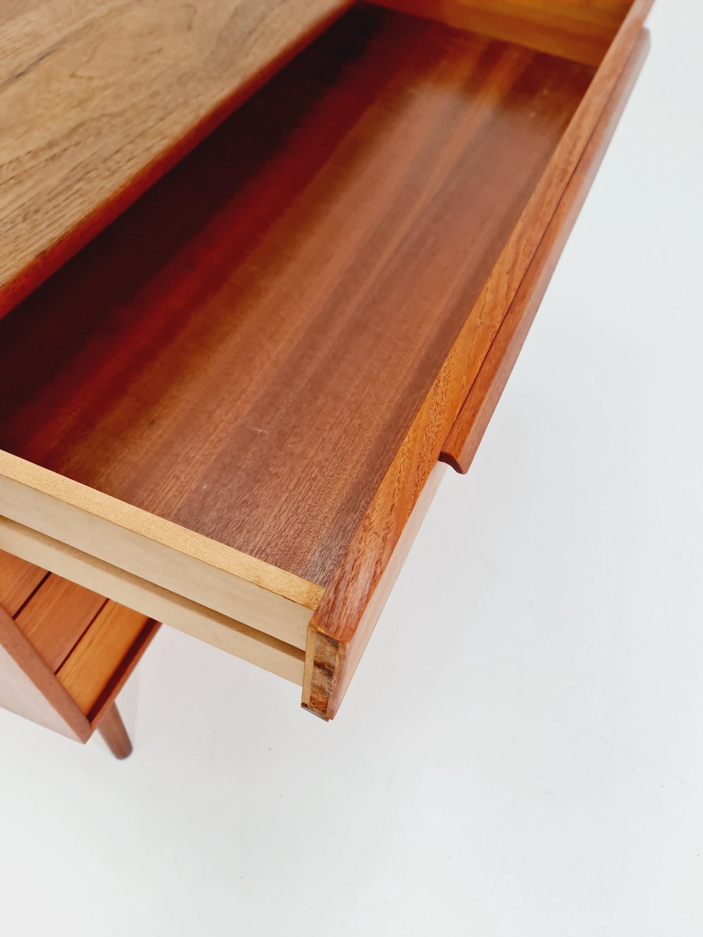 Mid century Modern German teak chest of drawers by WK möbel, 1960s