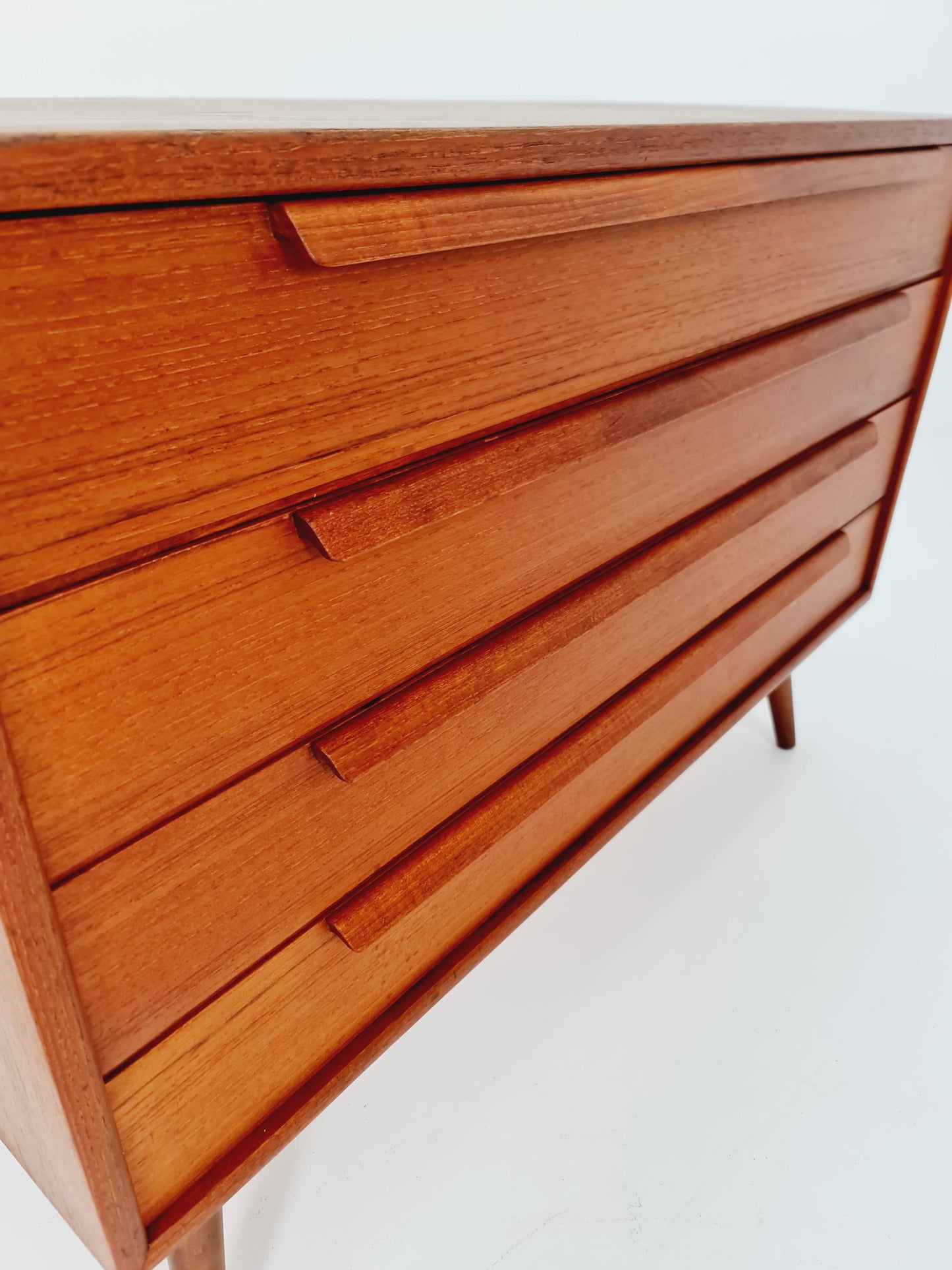 Mid century Modern German teak chest of drawers by WK möbel, 1960s