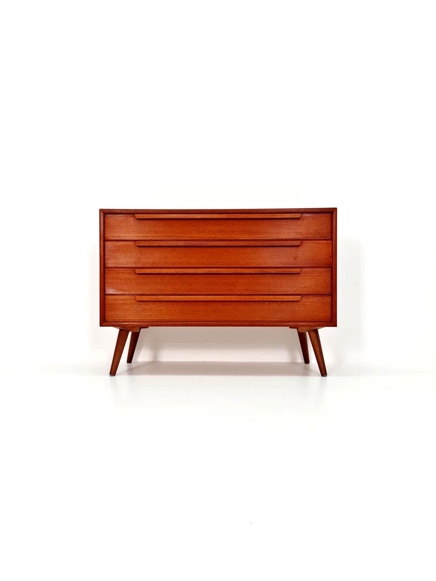 Mid century Modern German teak chest of drawers by WK möbel, 1960s