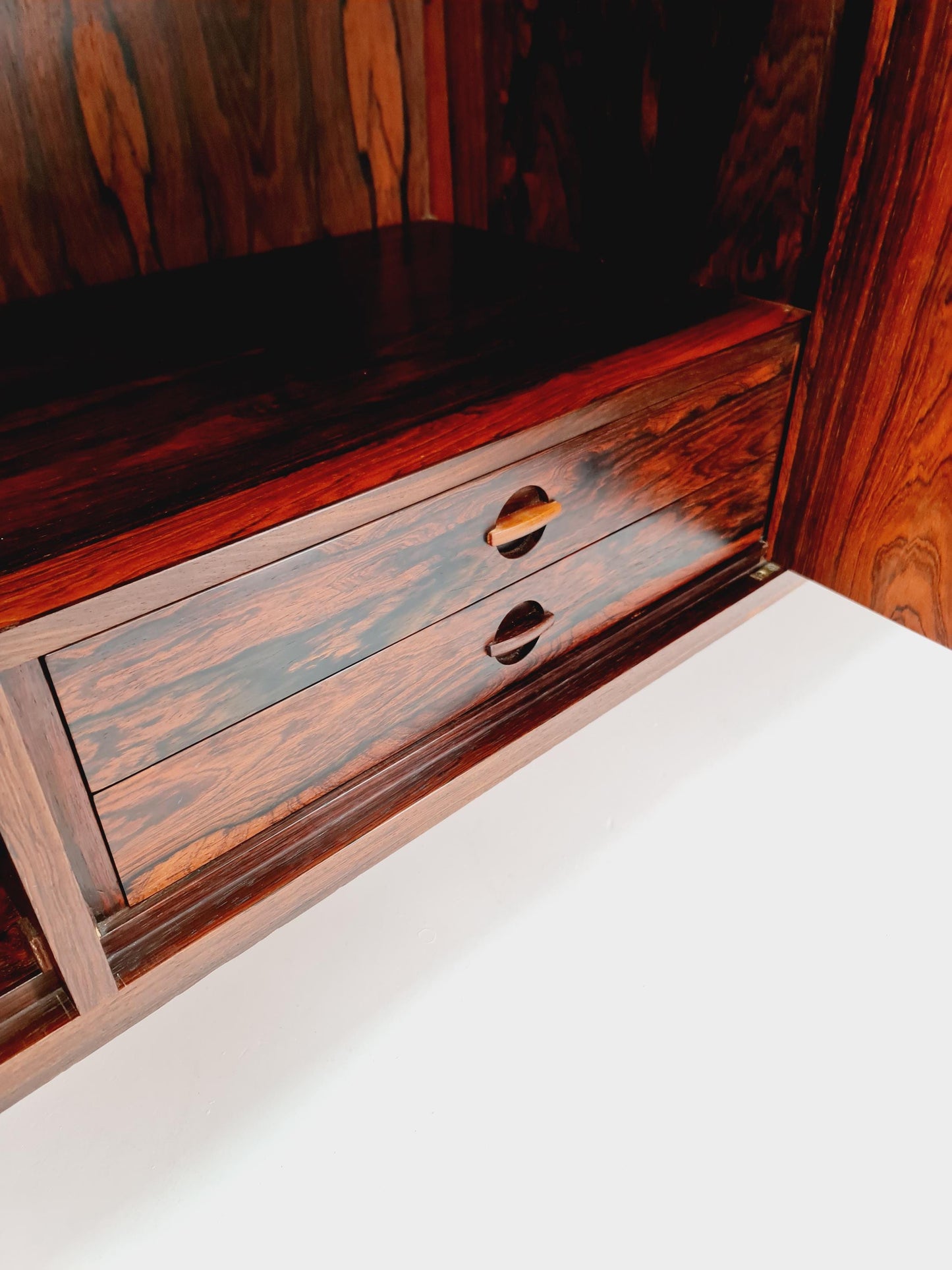 Super Rare Danish Rose wood Sideboard by Arne Vodder 1960s