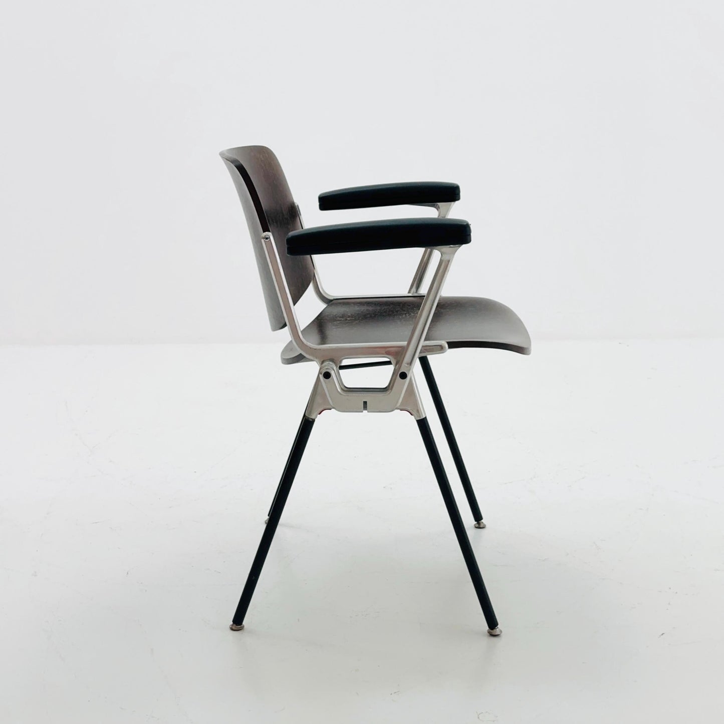 Mid Century Armchair by Giancarlo Piretti for Castelli 1980s Italy ,