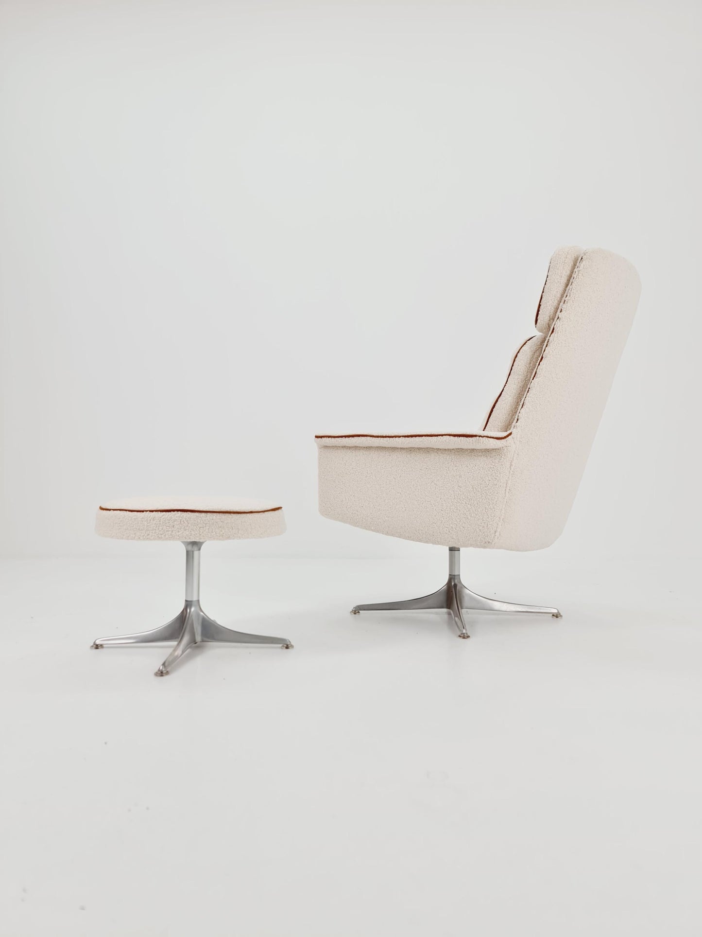 Mid-Century lounge chair with ottoman by Horst Brüning for COR , Germany 1970s