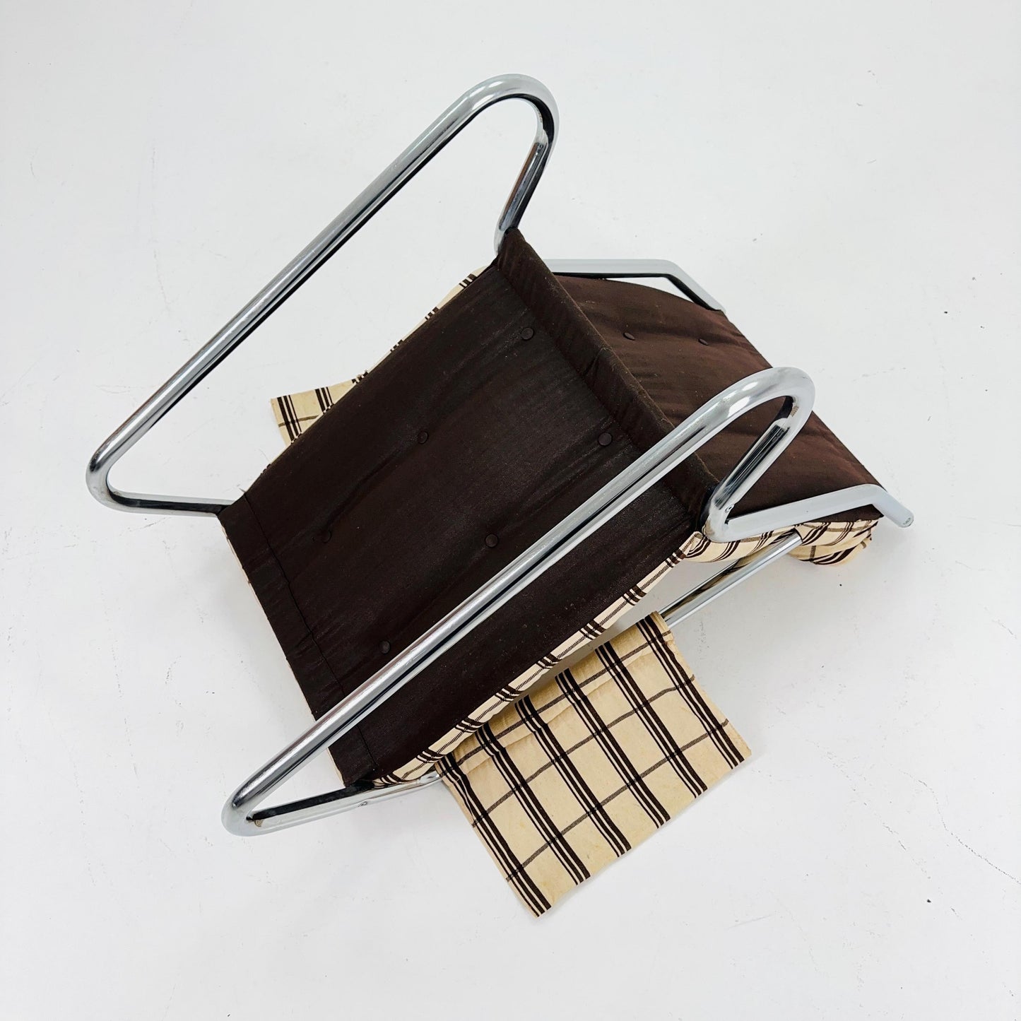 Mid century Bauhaus design Lounge chair / Armchair By Gillis Lundgren for Ikea Sweden 1970s