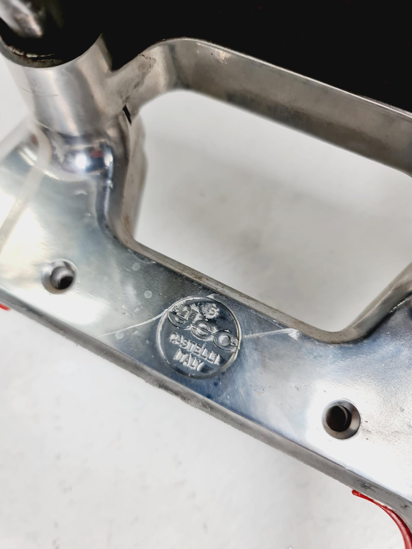 Italian Brown Fabric Castelli arm chairs by Giancarlo Piretti, 1970s