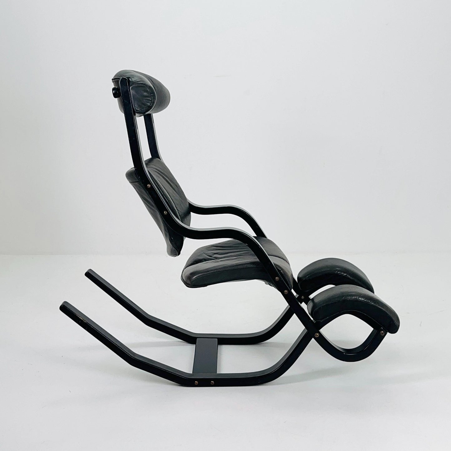 Mid-Century “Gravity” Rocking Lounge Chair by Peter Opsvik for Stokke, 1980s