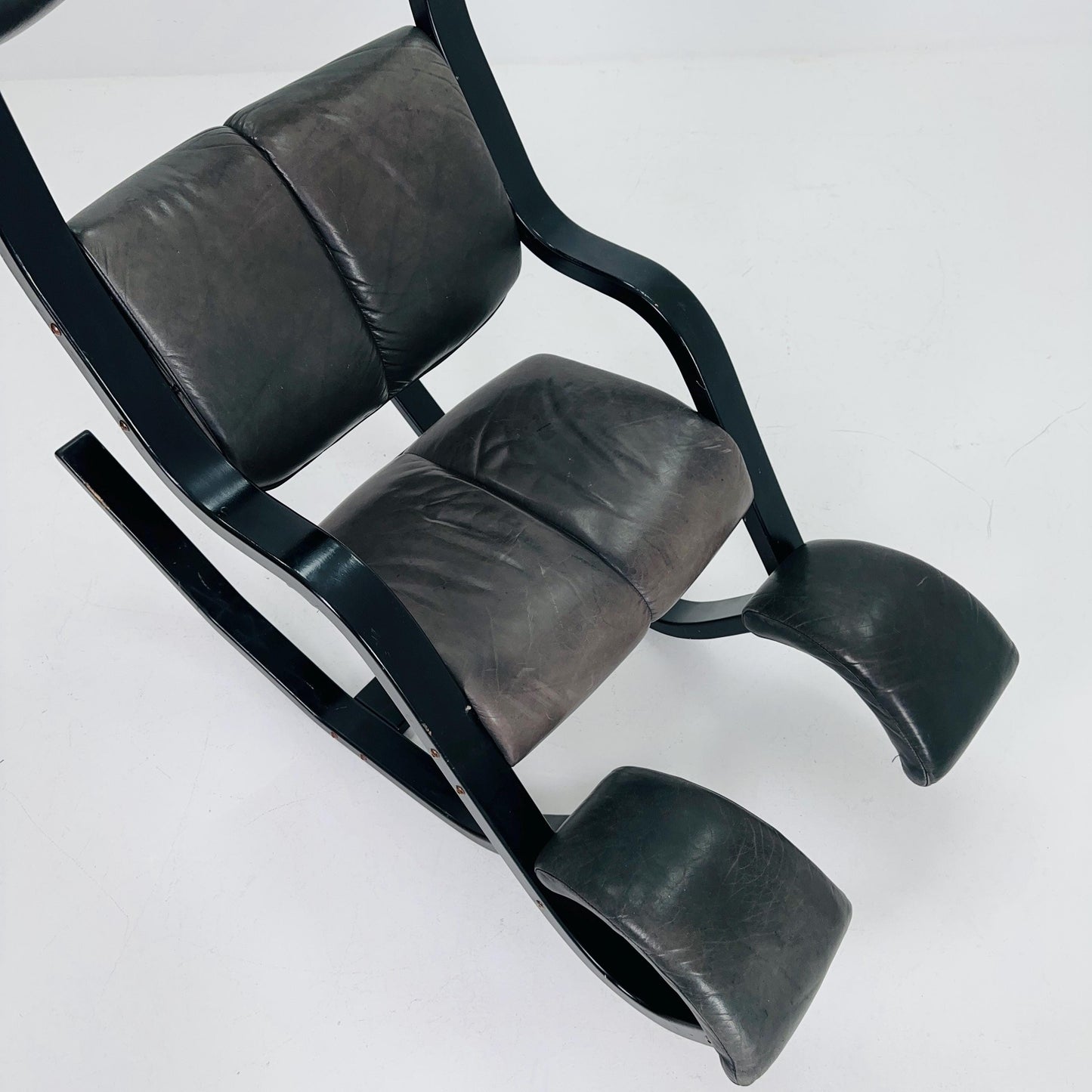 Mid-Century “Gravity” Rocking Lounge Chair by Peter Opsvik for Stokke, 1980s
