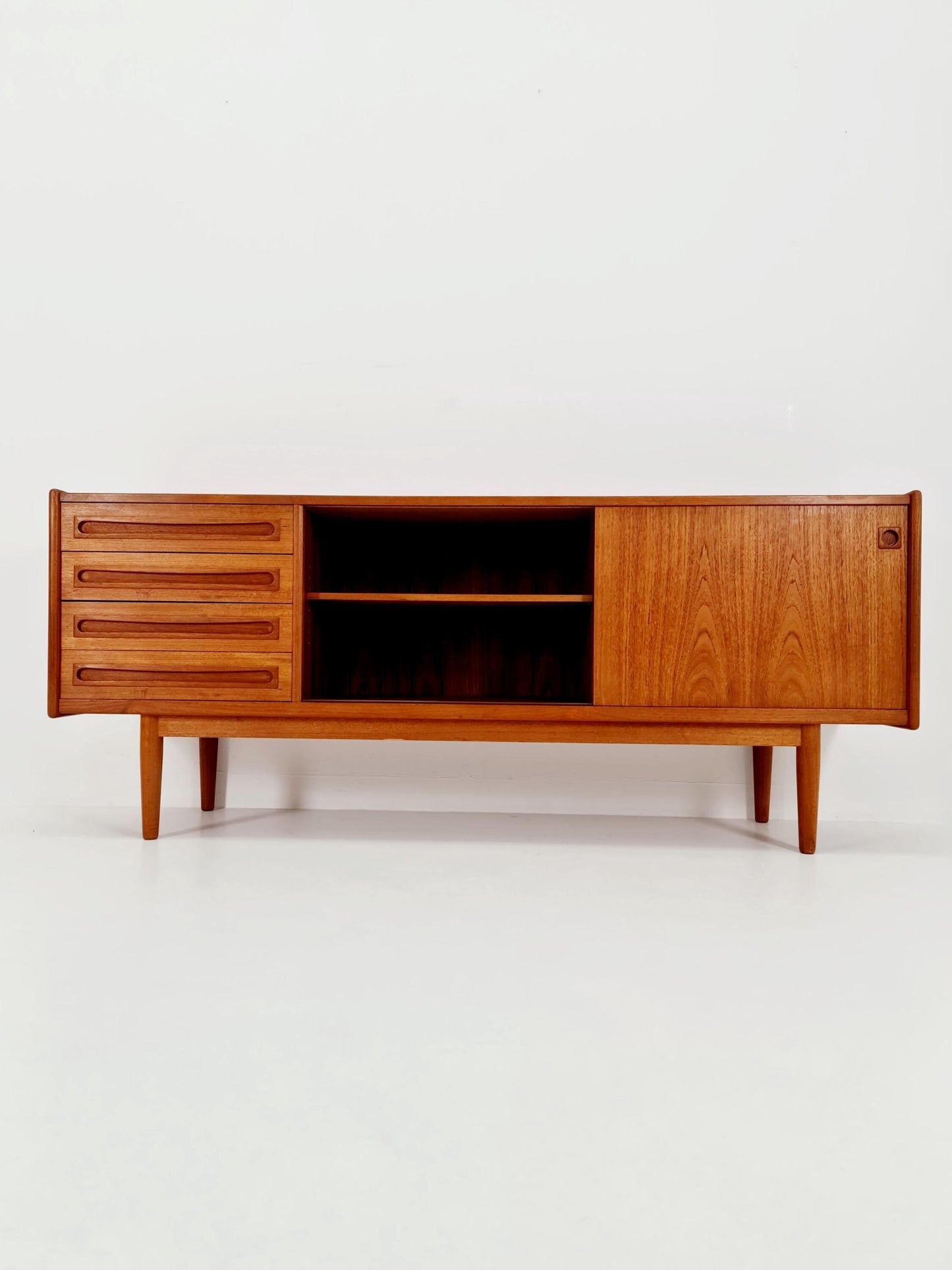 Danish Teak Sideboard by Johannes Andersen for Skaaning , 1960s