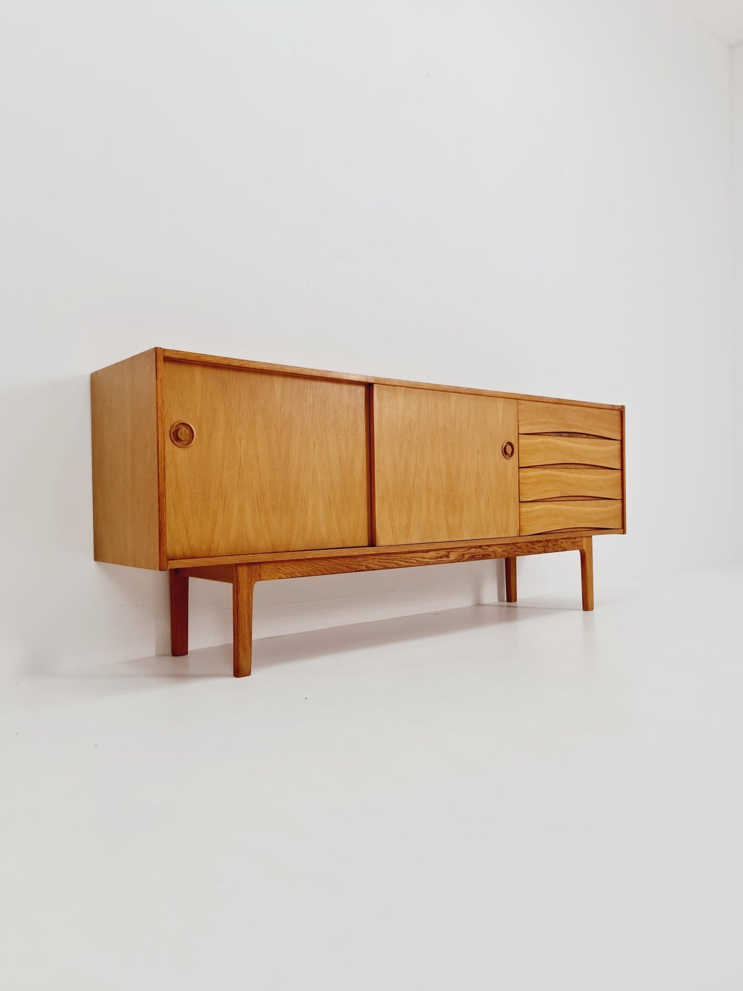 Mid century Swedish oak Sideboard by Erik Wörtz, 1960s