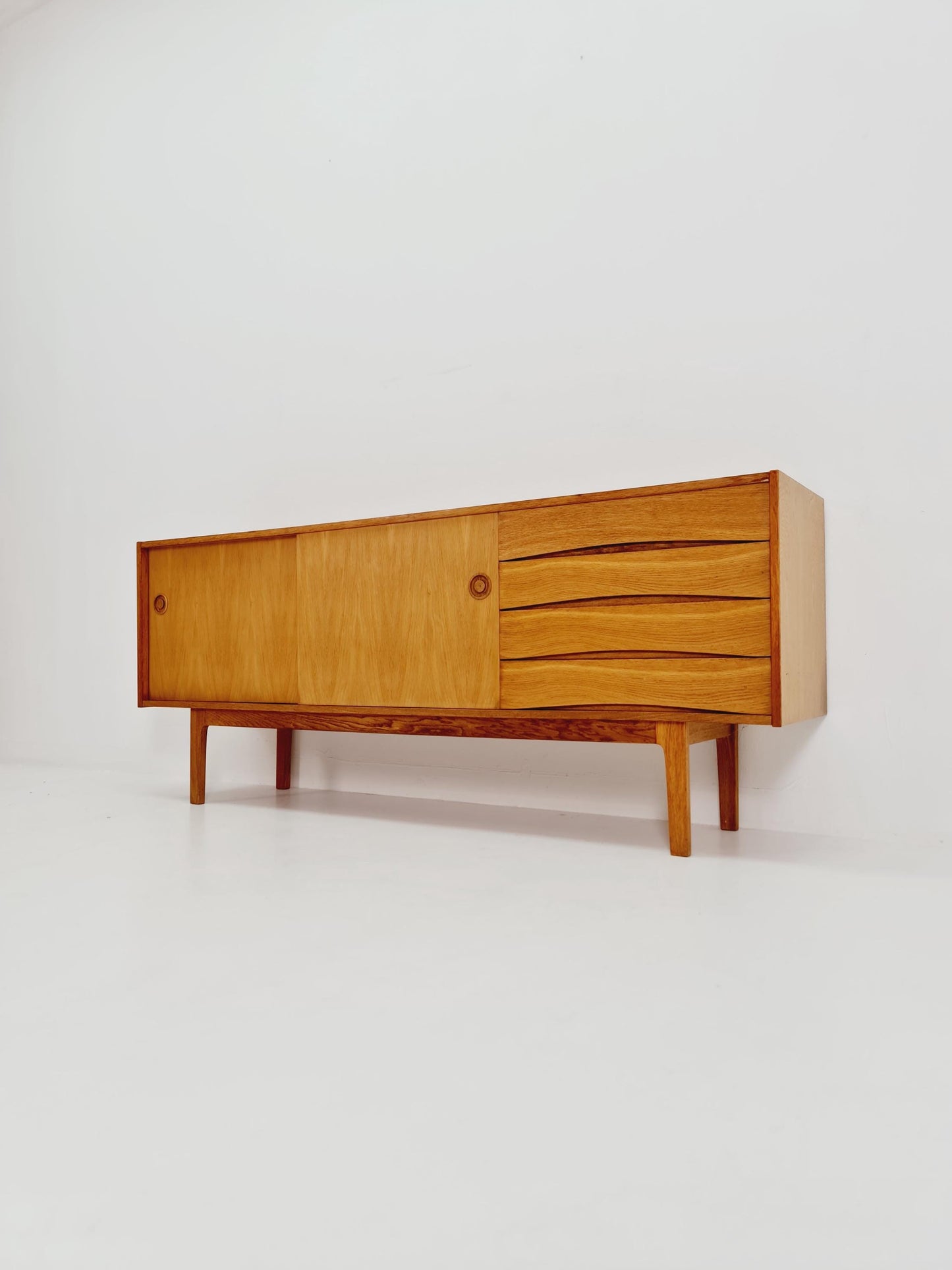 Mid century Swedish oak Sideboard by Erik Wörtz, 1960s