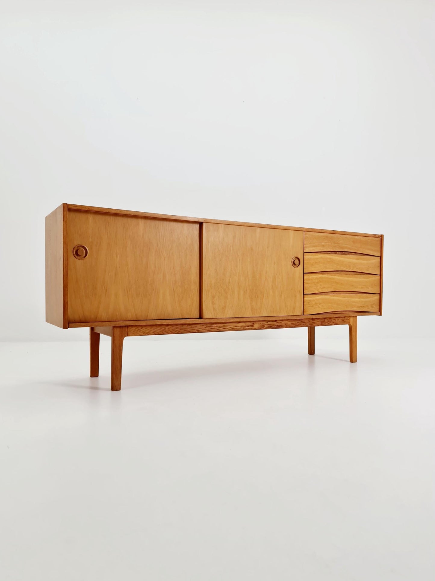 Mid century Swedish oak Sideboard by Erik Wörtz, 1960s