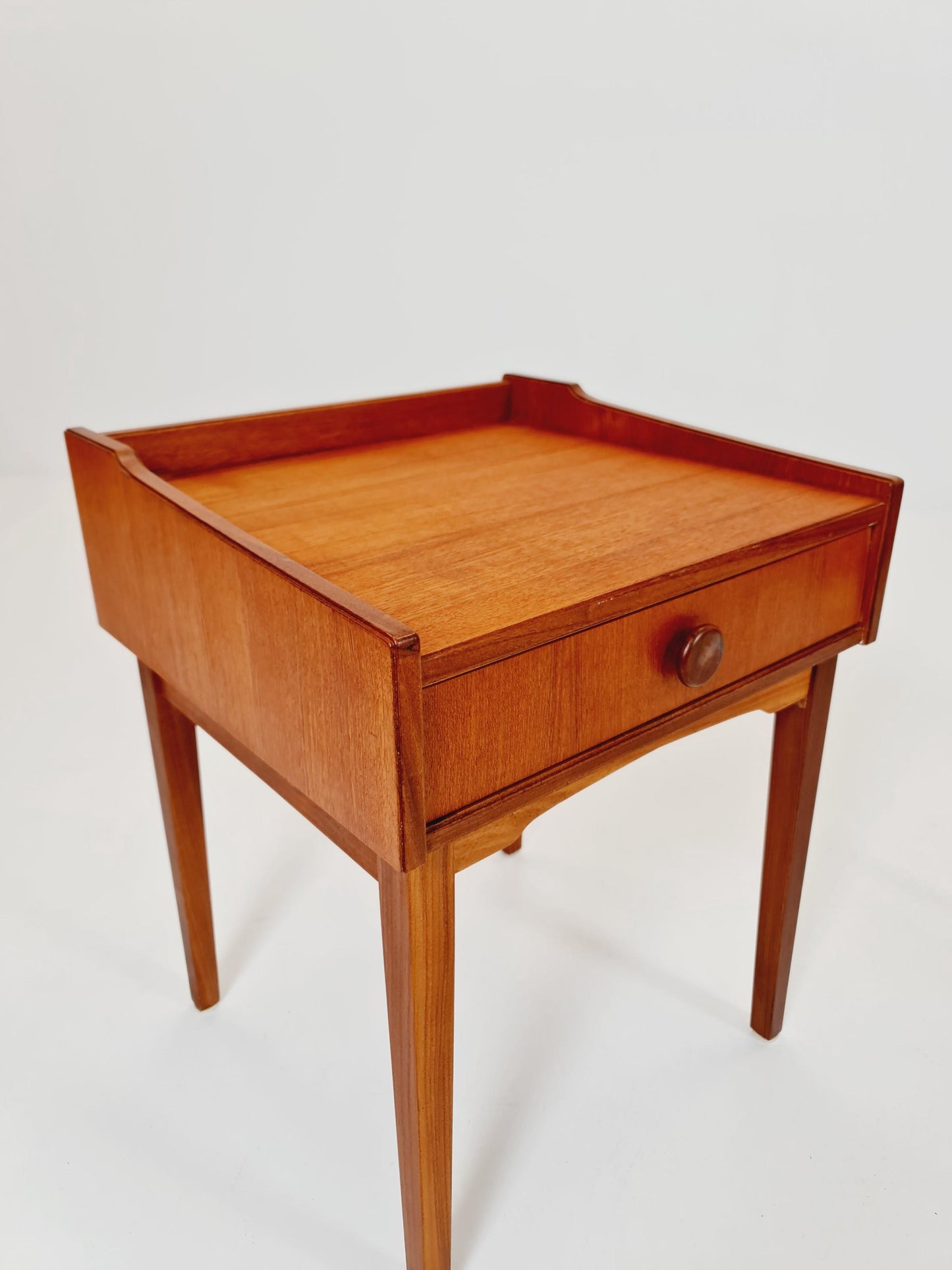 Rare Danish MidCentury teak nightstands / bedside tables, 1960s