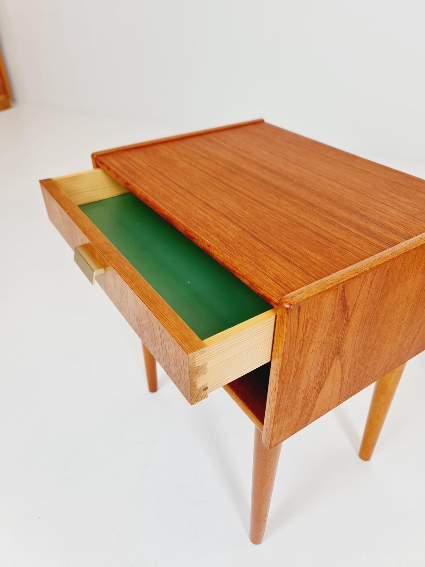Mid century Danish teak side tables/ Bedside tables/ Nightstands, Denmark, 1960s, set of 2