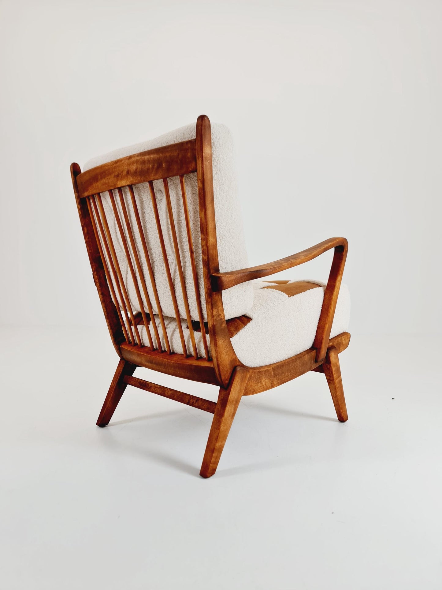 Rare Midcentury German club lounge chair, 1950s