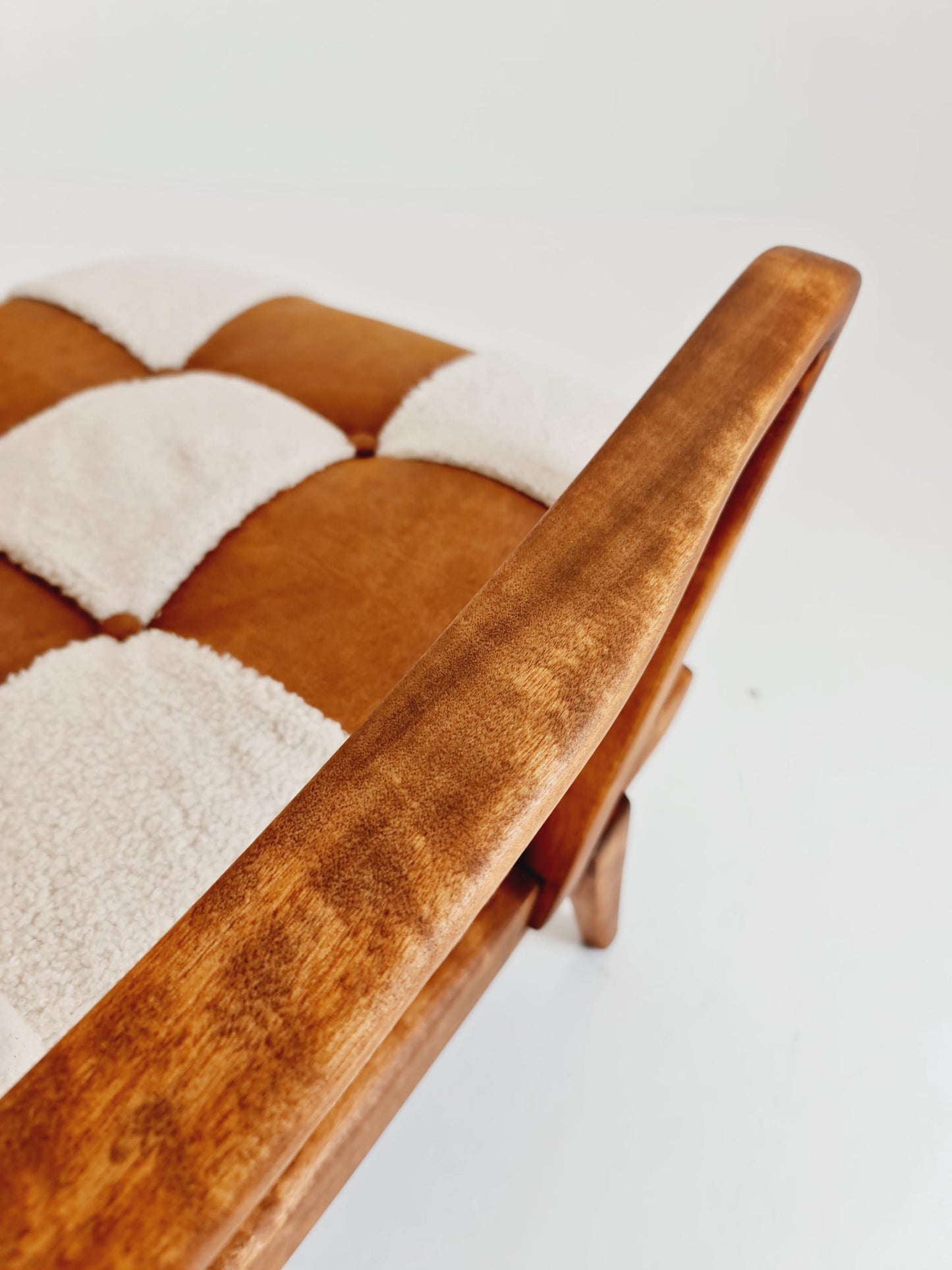 Rare Midcentury German club lounge chair, 1950s